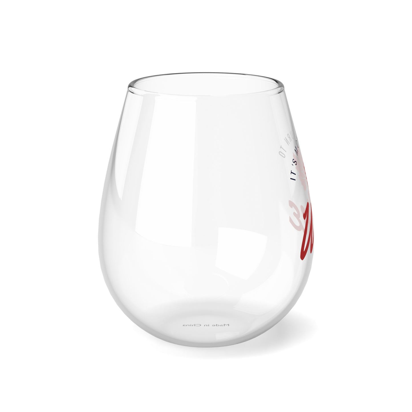 It's Moms Turn To Wine Stemless Wine Glass, 11.75oz