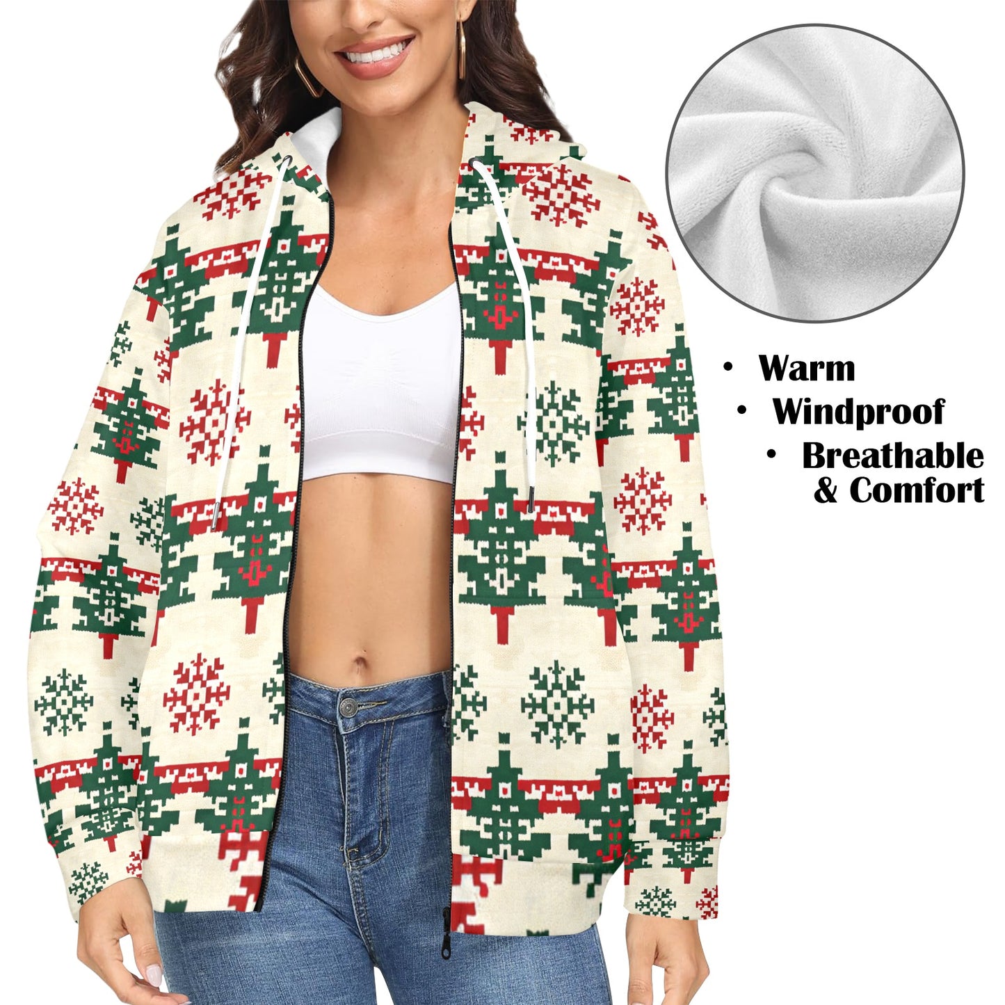 Women's Fleece Full-Zip Hoodie