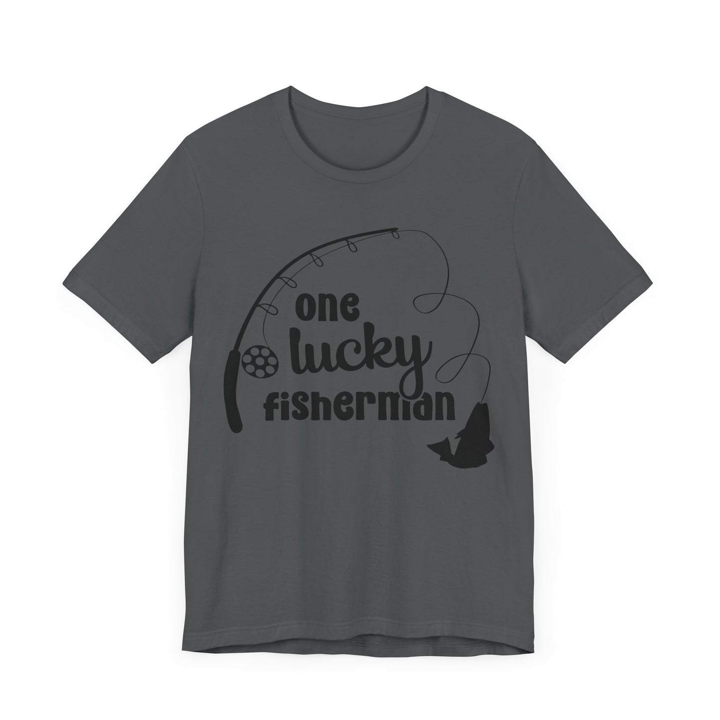 One Lucky Fisherman Unisex Jersey Short Sleeve Tee