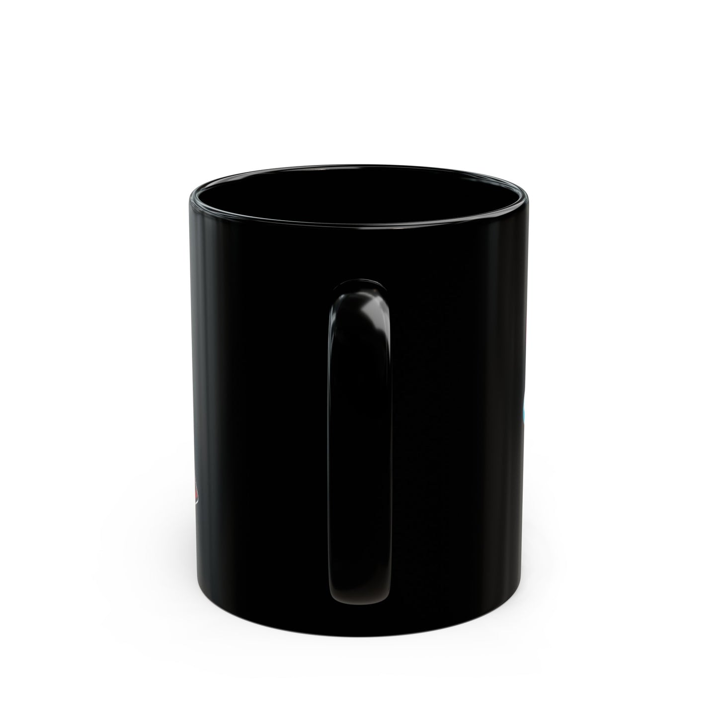 Q Santa Initial 11oz Black Mug