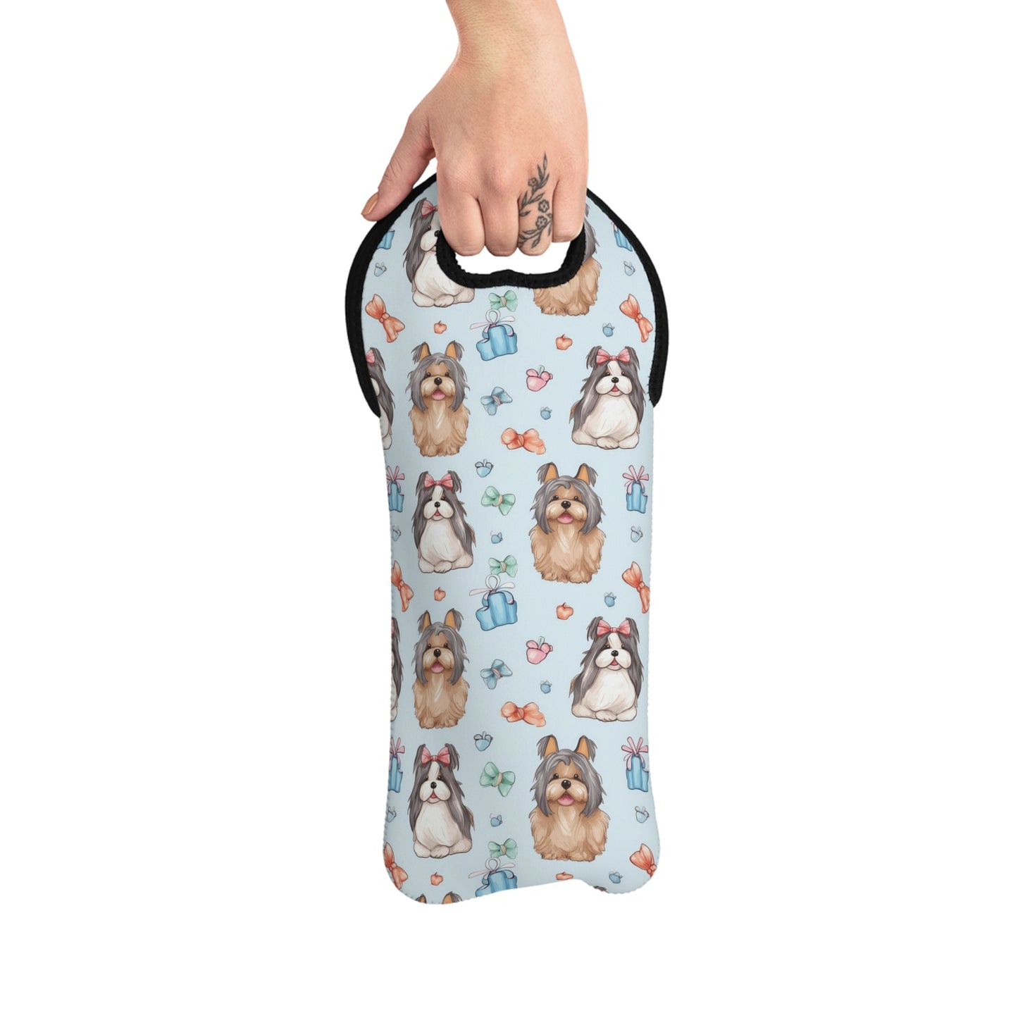 Yorkshire Terrier Wine Tote Bag
