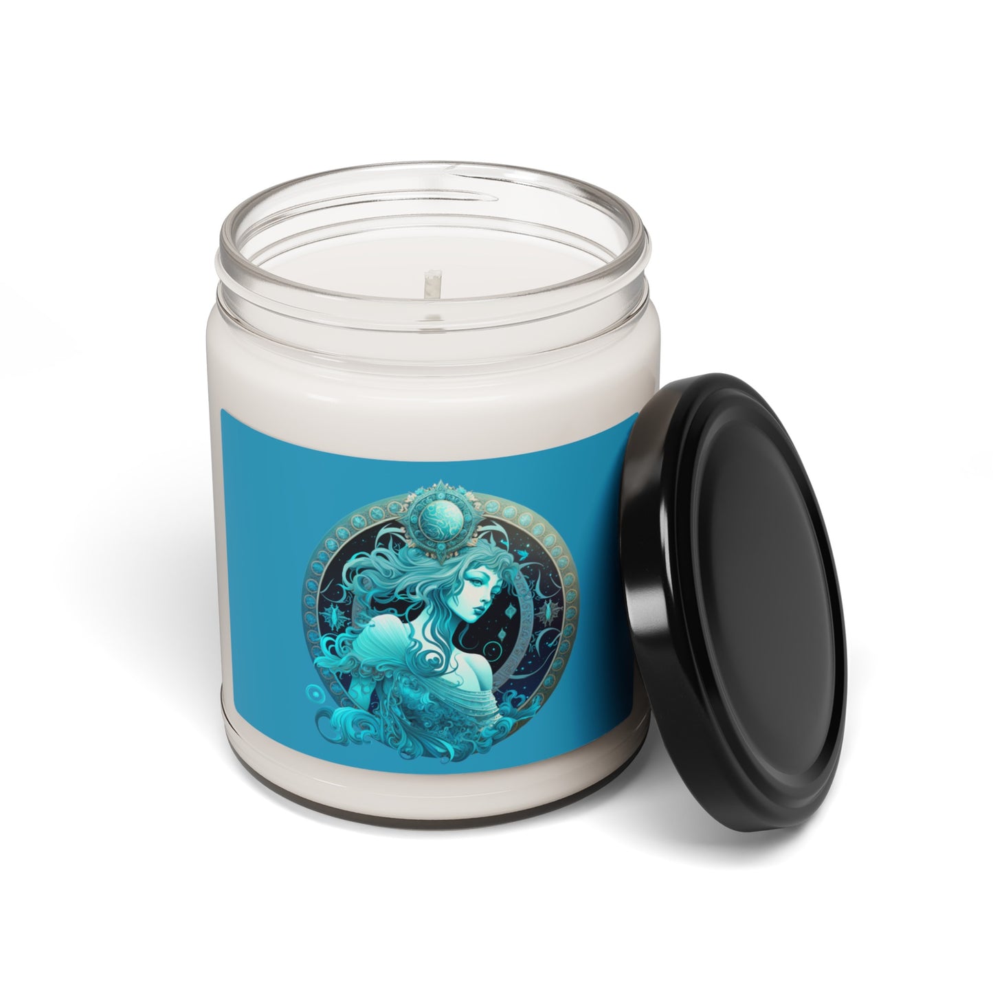 Aquarius Star Sign Soy Candle Zodiac Customized Candle Gift For Birthday