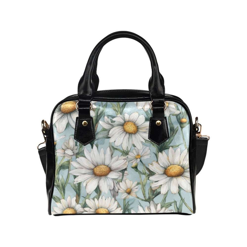 Daisy Print Bag, Daisy Birth Month Handbag, Birth Month Bag, April Birth Month Bag, Shoulder Handbag