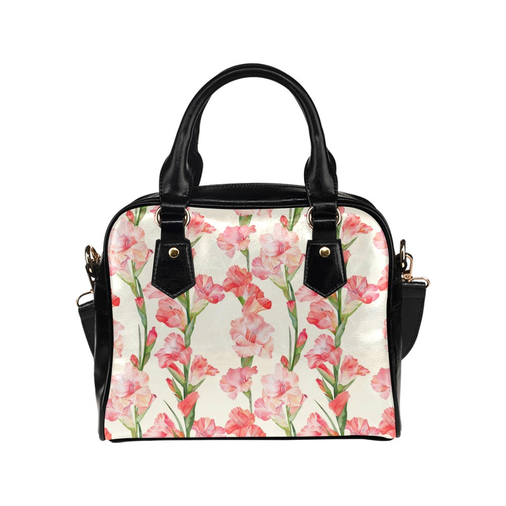 Gladiolus Print Bag, Glsdiolus Birth Month Handbag, Birth Month Bag, August Birth Month Bag, Shoulder Handbag