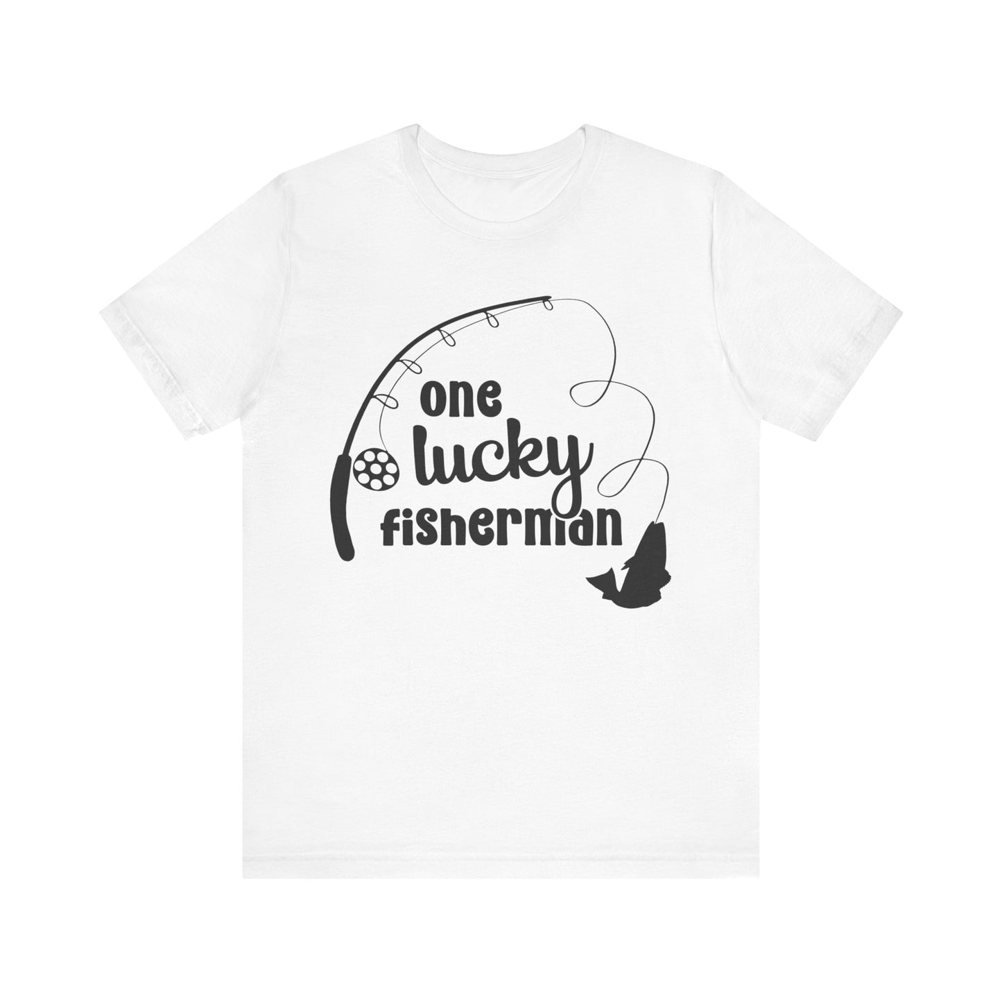 One Lucky Fisherman Unisex Jersey Short Sleeve Tee