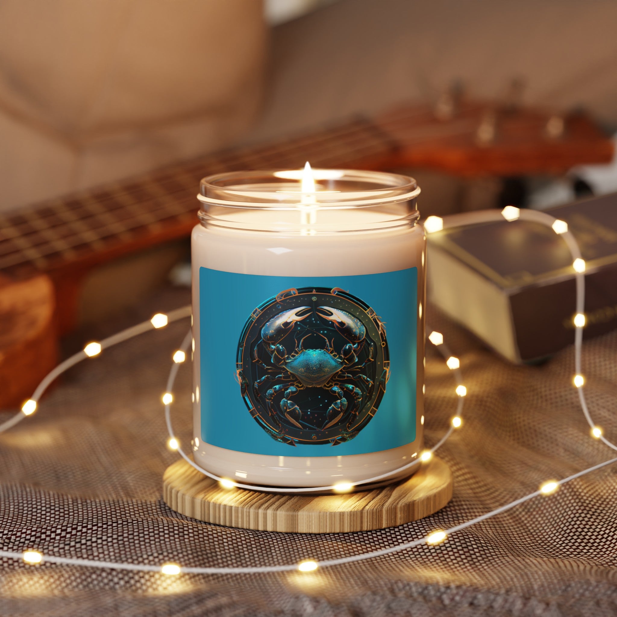 Cancer Star Sign Soy Candle Zodiac Customized Candle Gift For Birthday