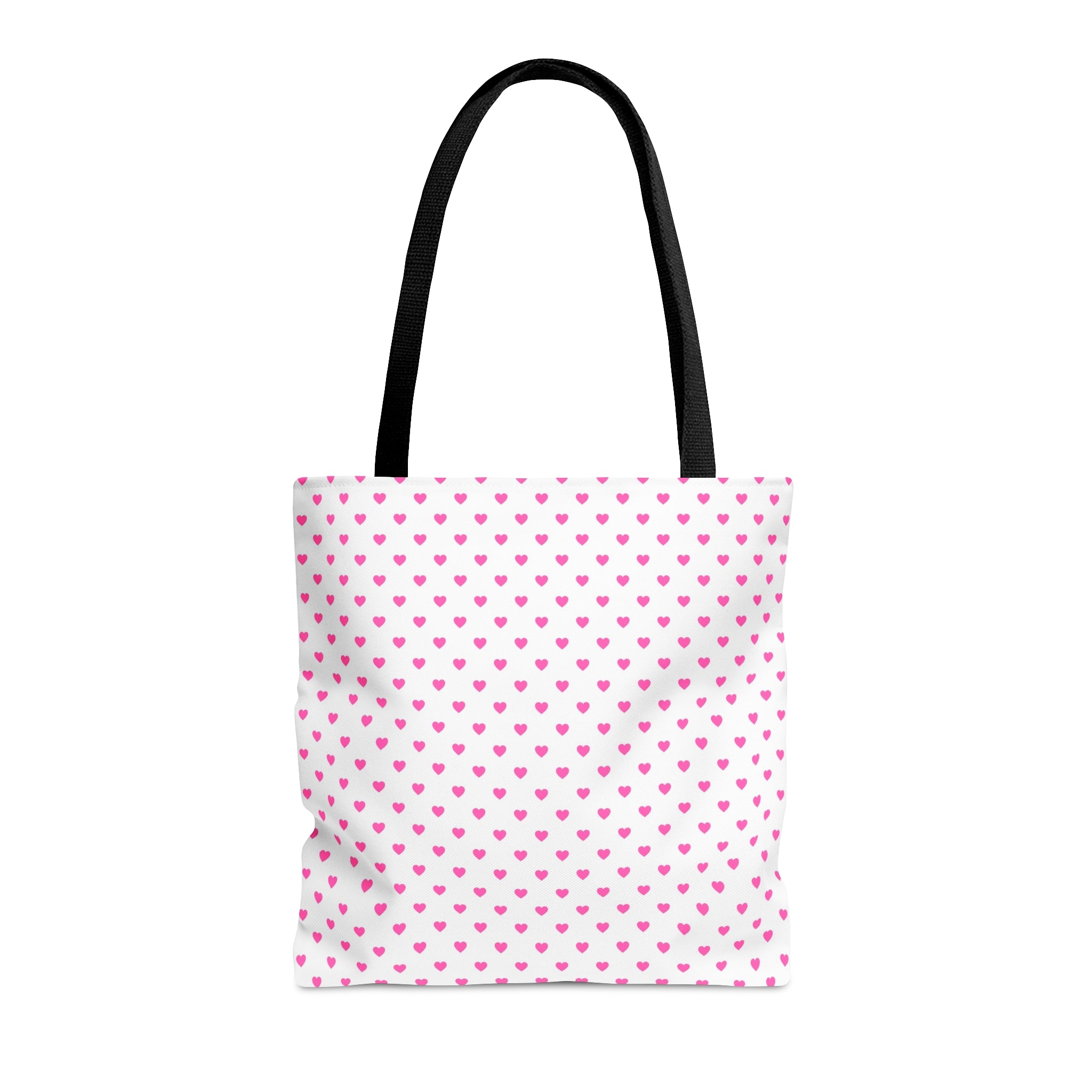 Pink Hearts Breast Cancer Awareness Tote Bag