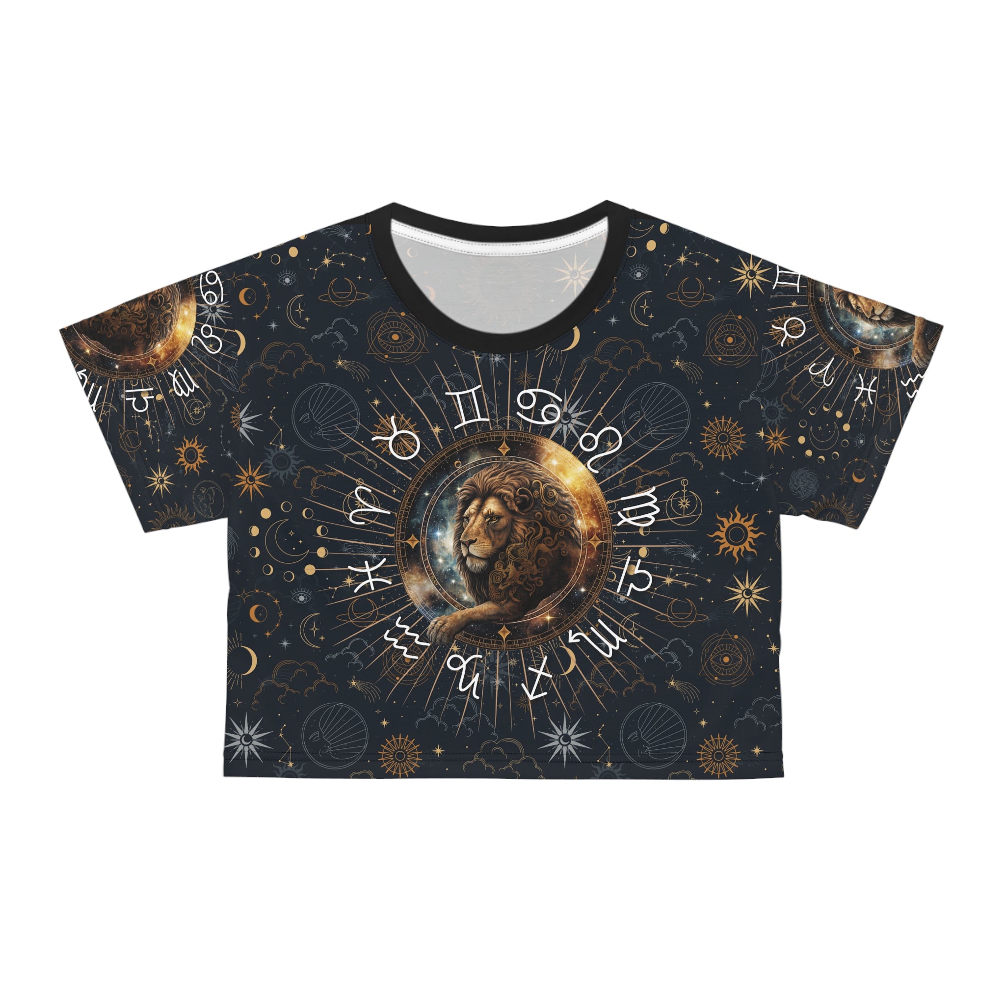 Leo womens crop top, Leo activewear, Leo Zodiac Sign, Leo Astrological, Leo Gift, Leo zodiac tee, Crop Tee, star sign crop