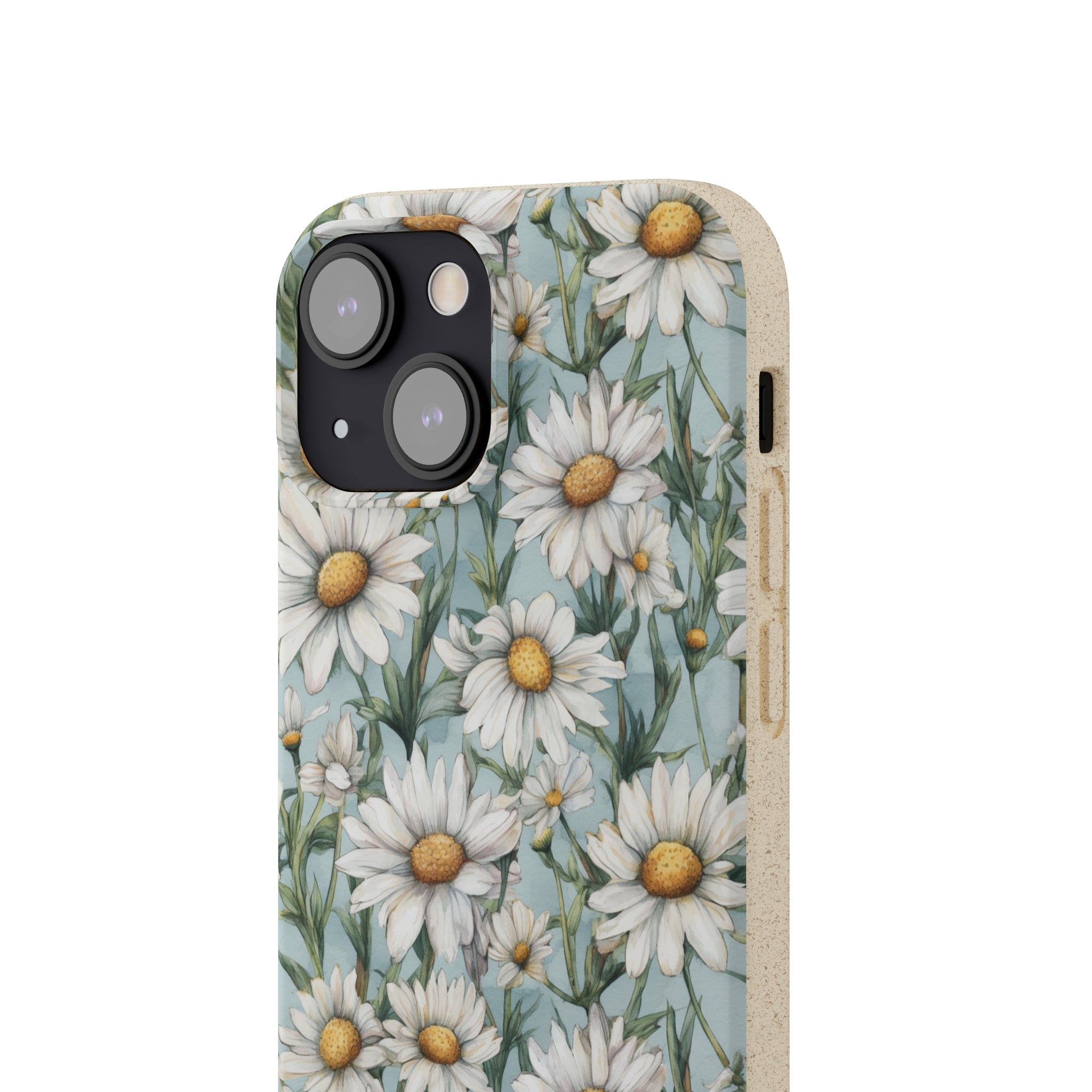 Daisy iPhone case, birth month April iPhone case, birth flower iPhone case, April Daisy iPhone case, iPhone Case, Biodegradable iPhone Cases, Biodegradable Phone Cases