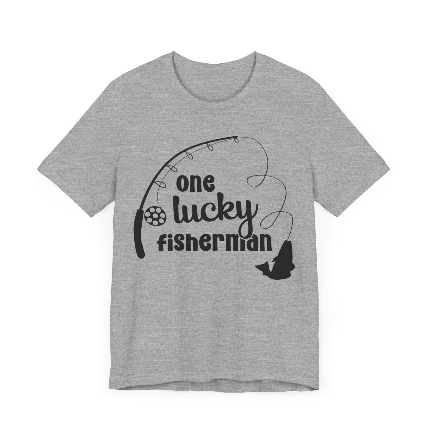 One Lucky Fisherman Unisex Jersey Short Sleeve Tee