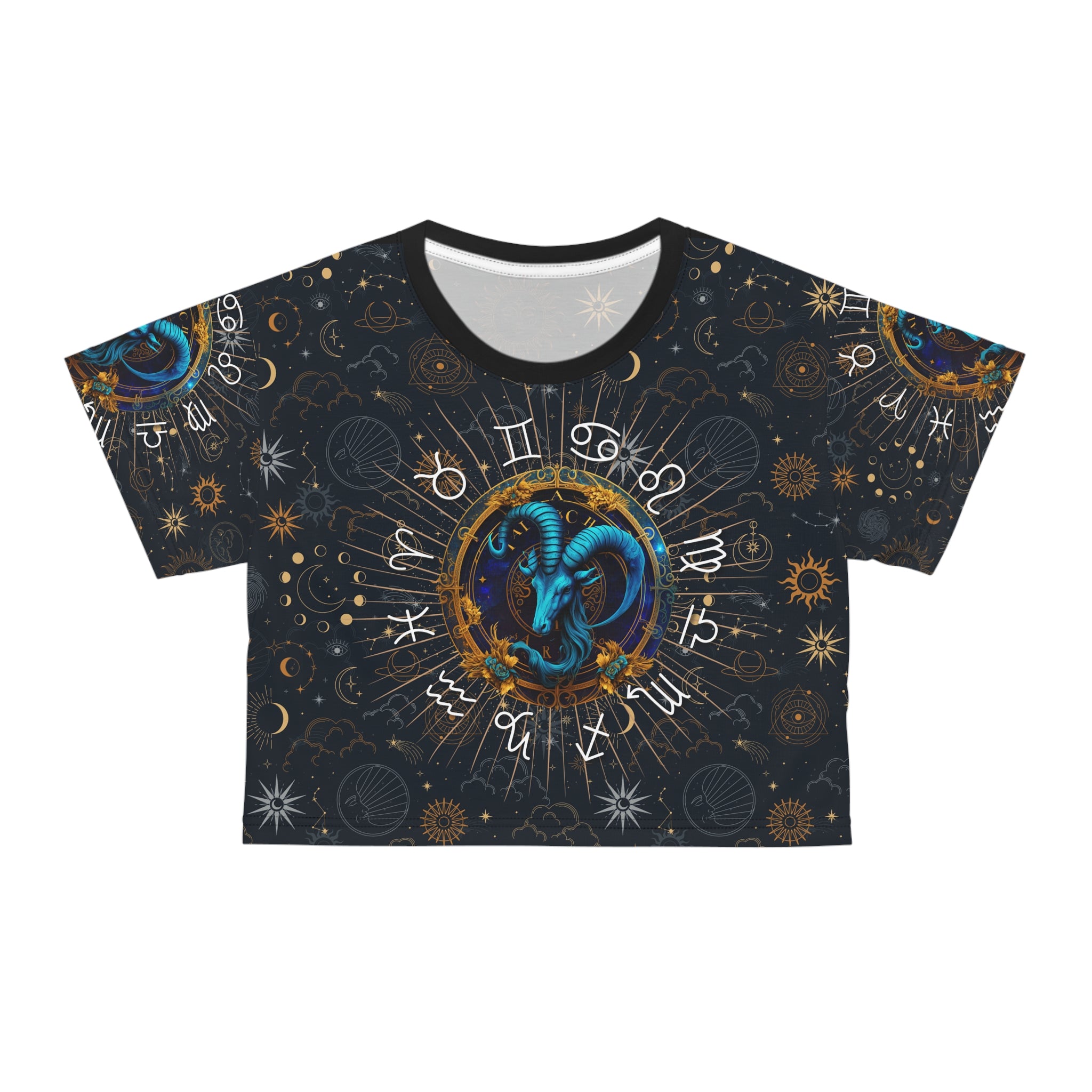 Capricorn women's crop top, Capricorn activewear, Capricorn Zodiac, Capricorn , Capricorn Gift, Capricorn zodiac tee, Crop Tee, zodiac crop