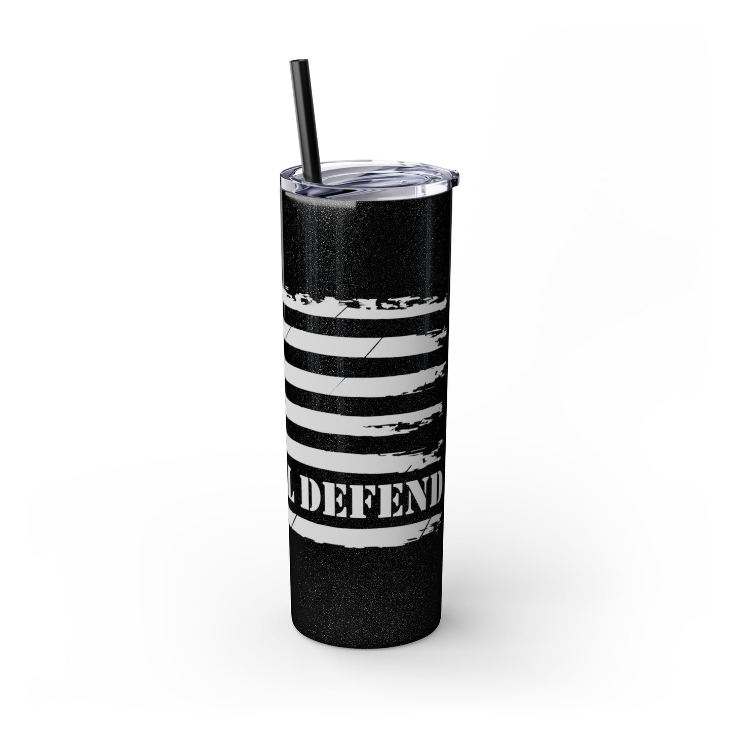 This We'll Defend Skinny Tumbler with Straw, 20oz