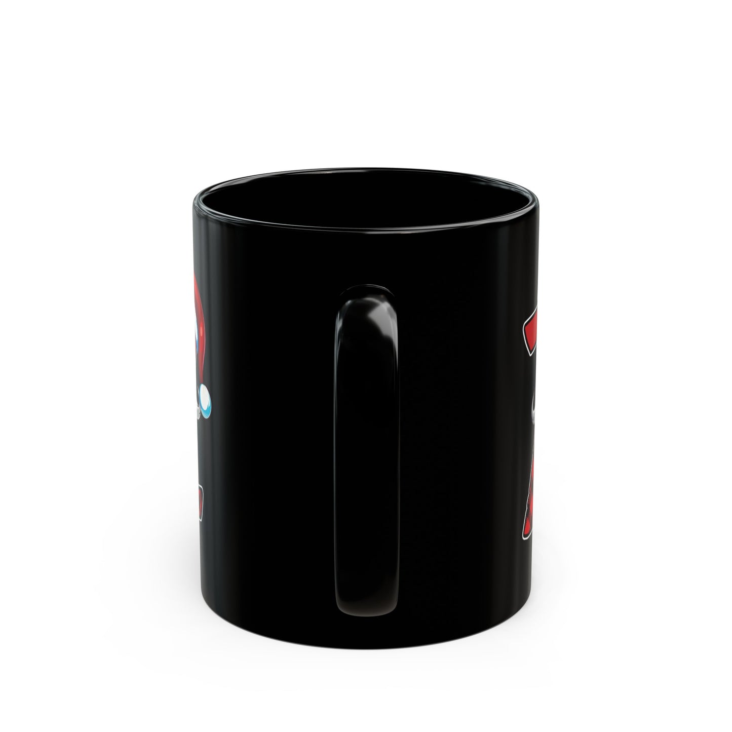 Z Santa Initial 11oz Black Mug