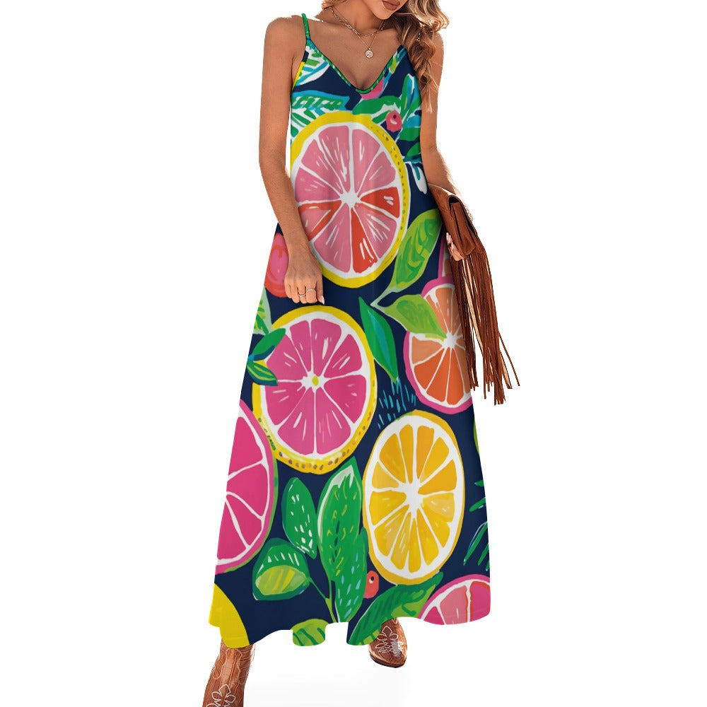 Sling Ankle Long Dress