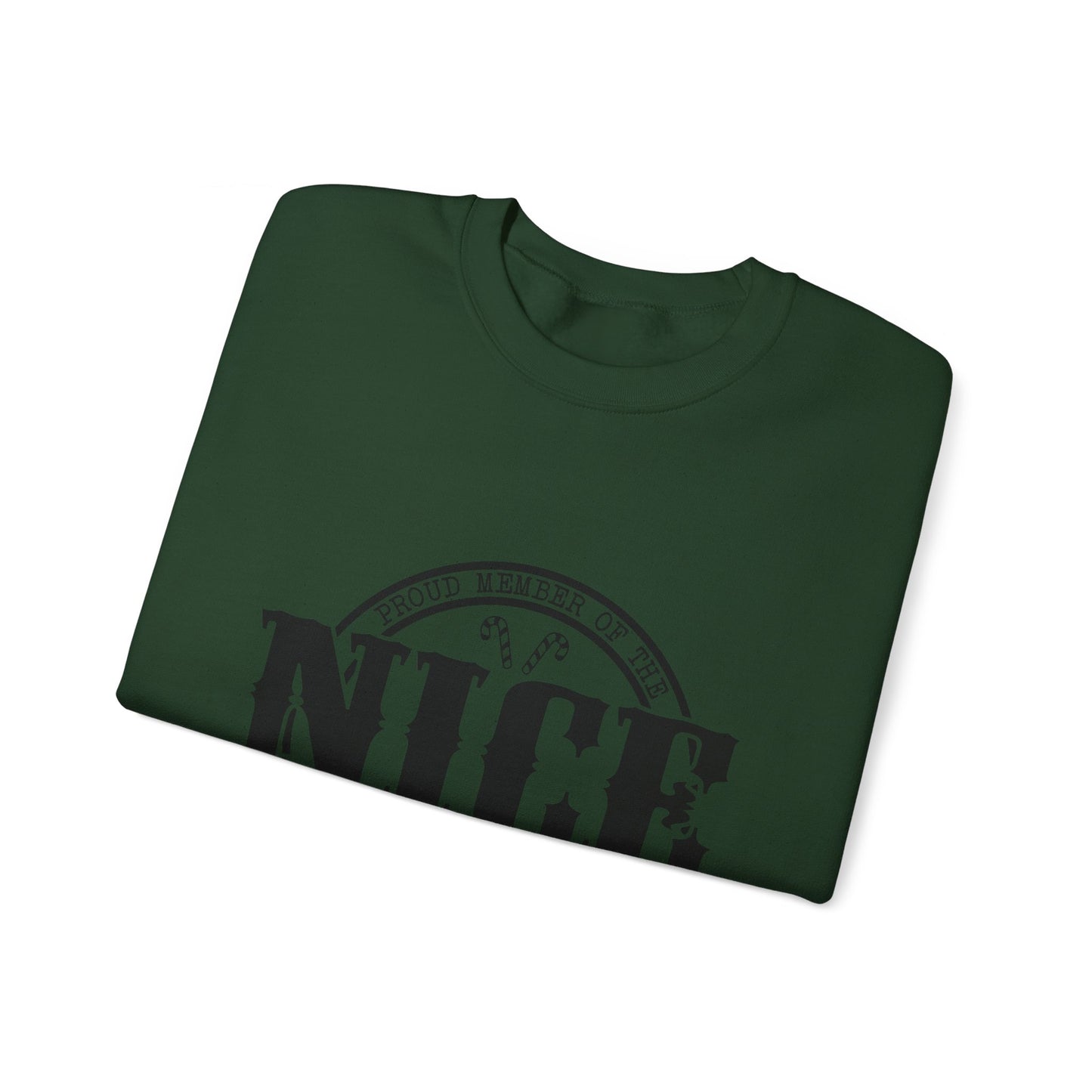 Proud member of The Nice List Unisex Heavy Blend™ Crewneck Sweatshirt