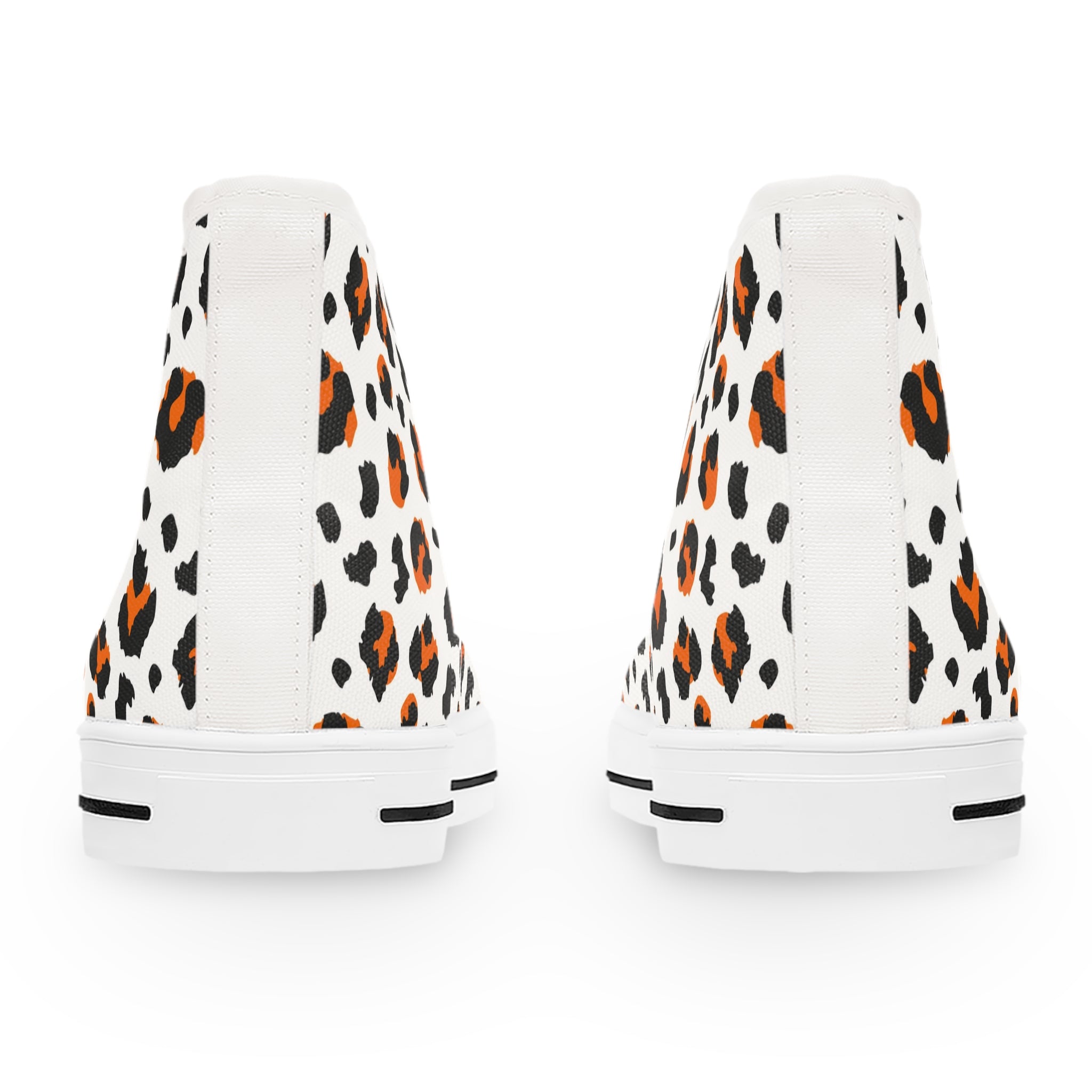 Leopard Print Sneakers, High Top Leopard Sneakers, Leopard Print Shoes, Sneakers, Women's High-Top Sneakers