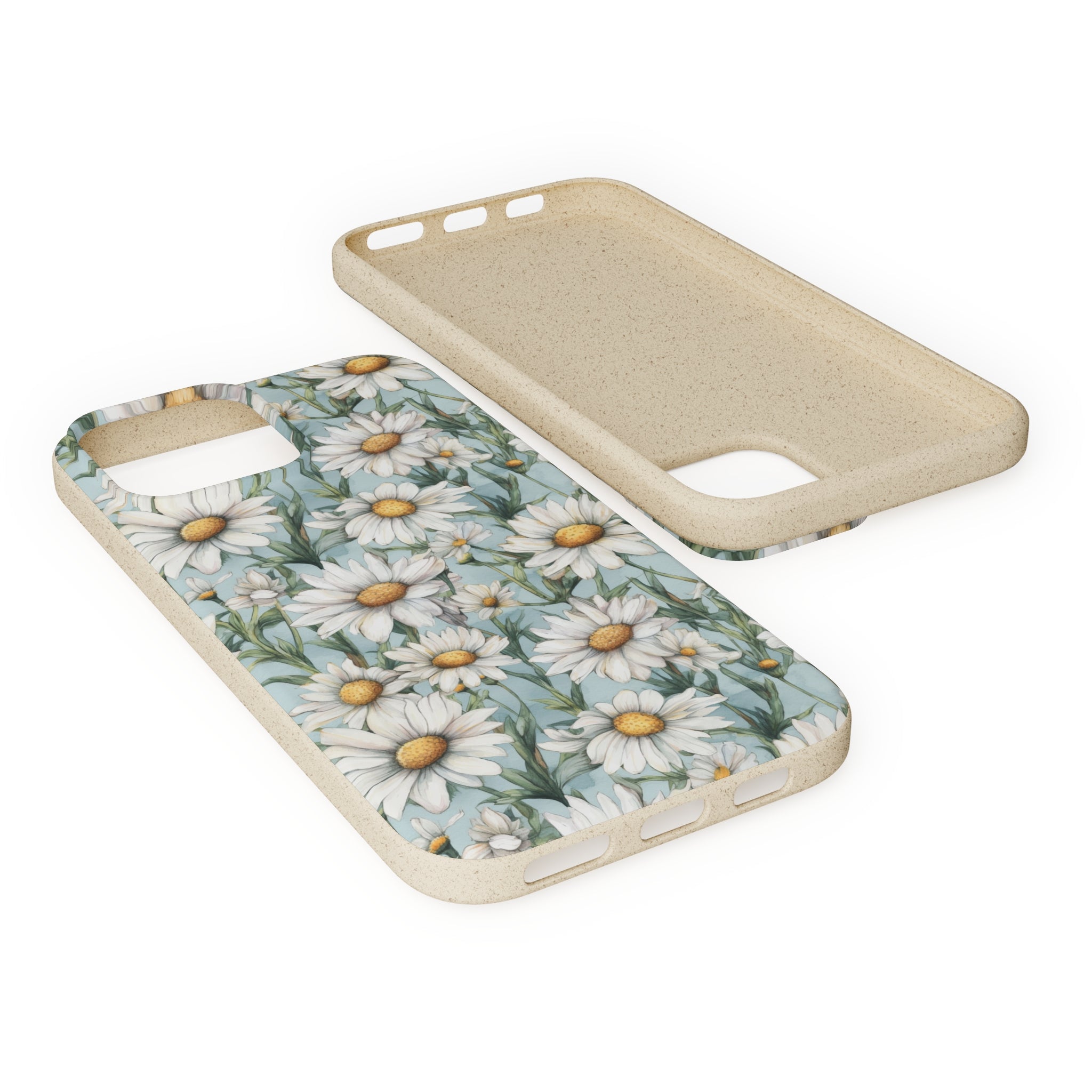 Daisy iPhone case, birth month April iPhone case, birth flower iPhone case, April Daisy iPhone case, iPhone Case, Biodegradable iPhone Cases, Biodegradable Phone Cases