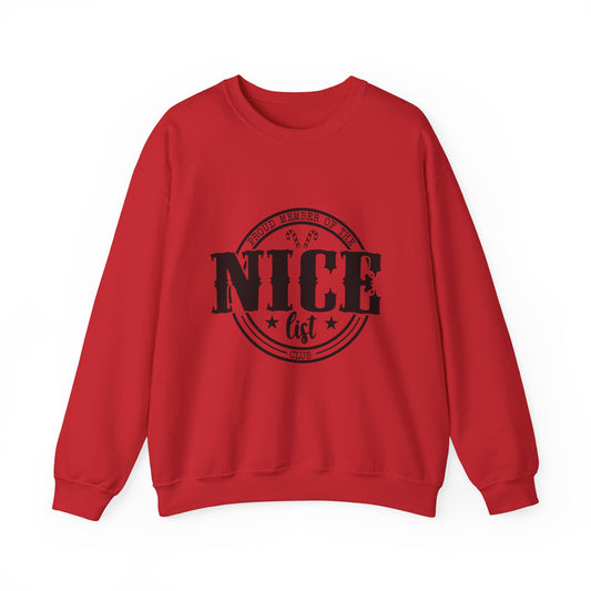 Proud member of The Nice List Unisex Heavy Blend™ Crewneck Sweatshirt