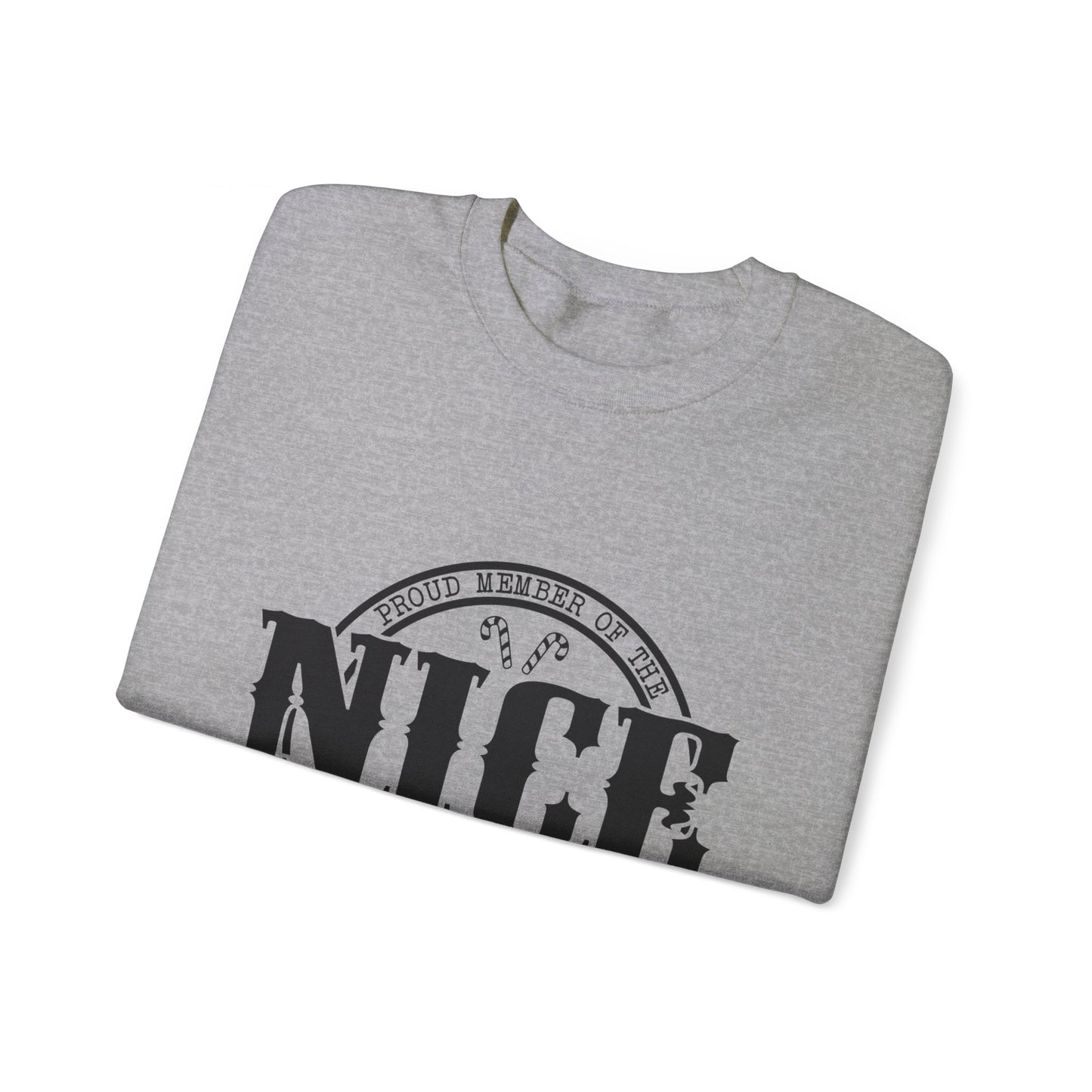 Proud member of The Nice List Unisex Heavy Blend™ Crewneck Sweatshirt