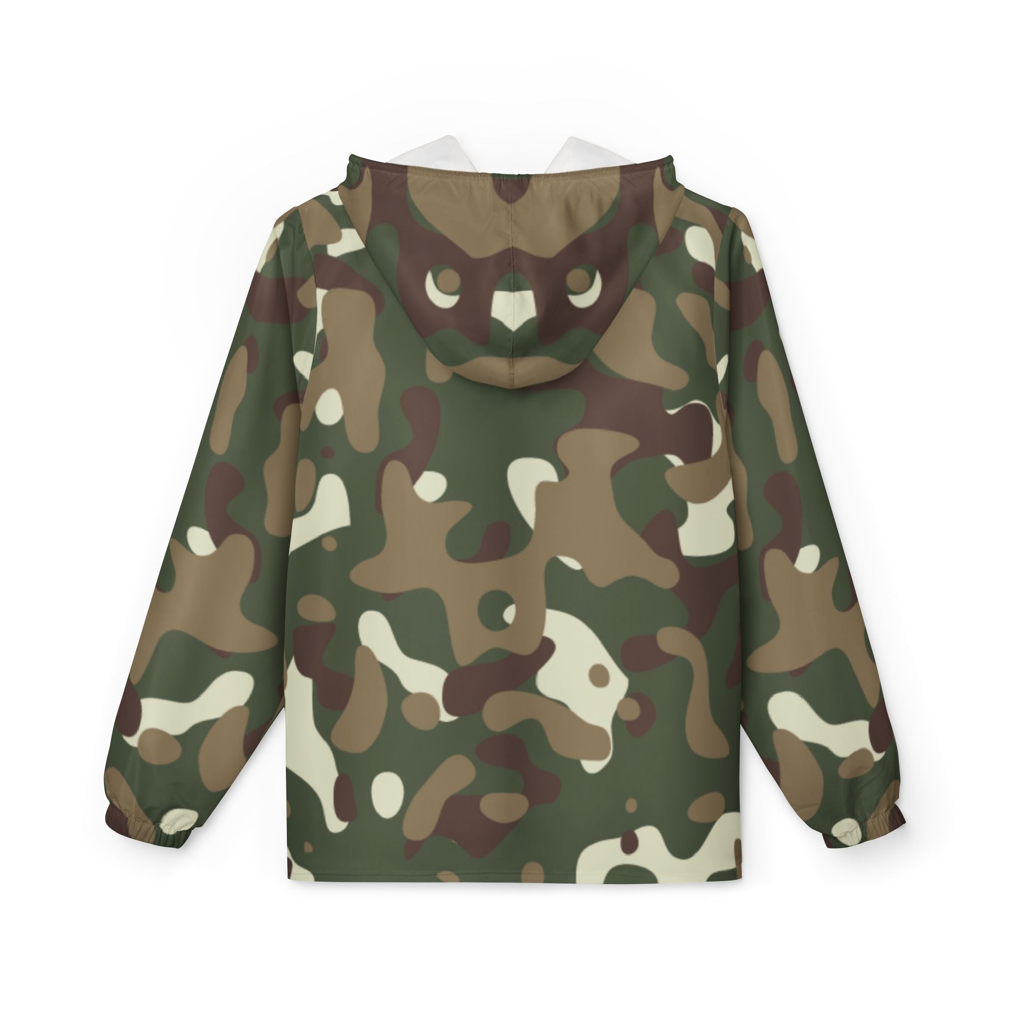 Camouflage Windbreaker, Camouflage Jacket, Camo Jacket, Windbreaker Jacket, Hooded Windbreaker, Camo Hooded Jacket