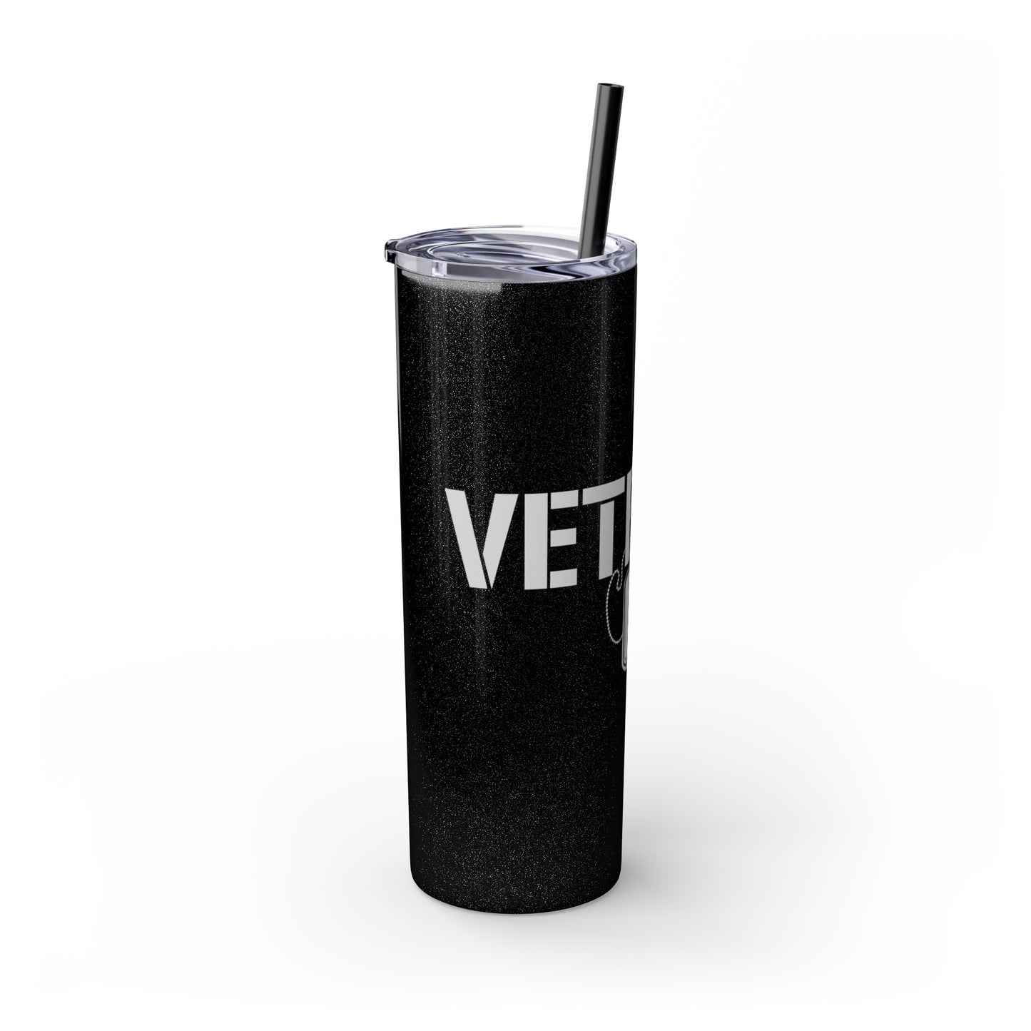 Veterans Day Skinny Tumbler with Straw, 20oz