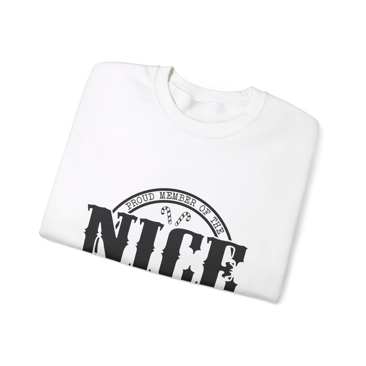 Proud member of The Nice List Unisex Heavy Blend™ Crewneck Sweatshirt