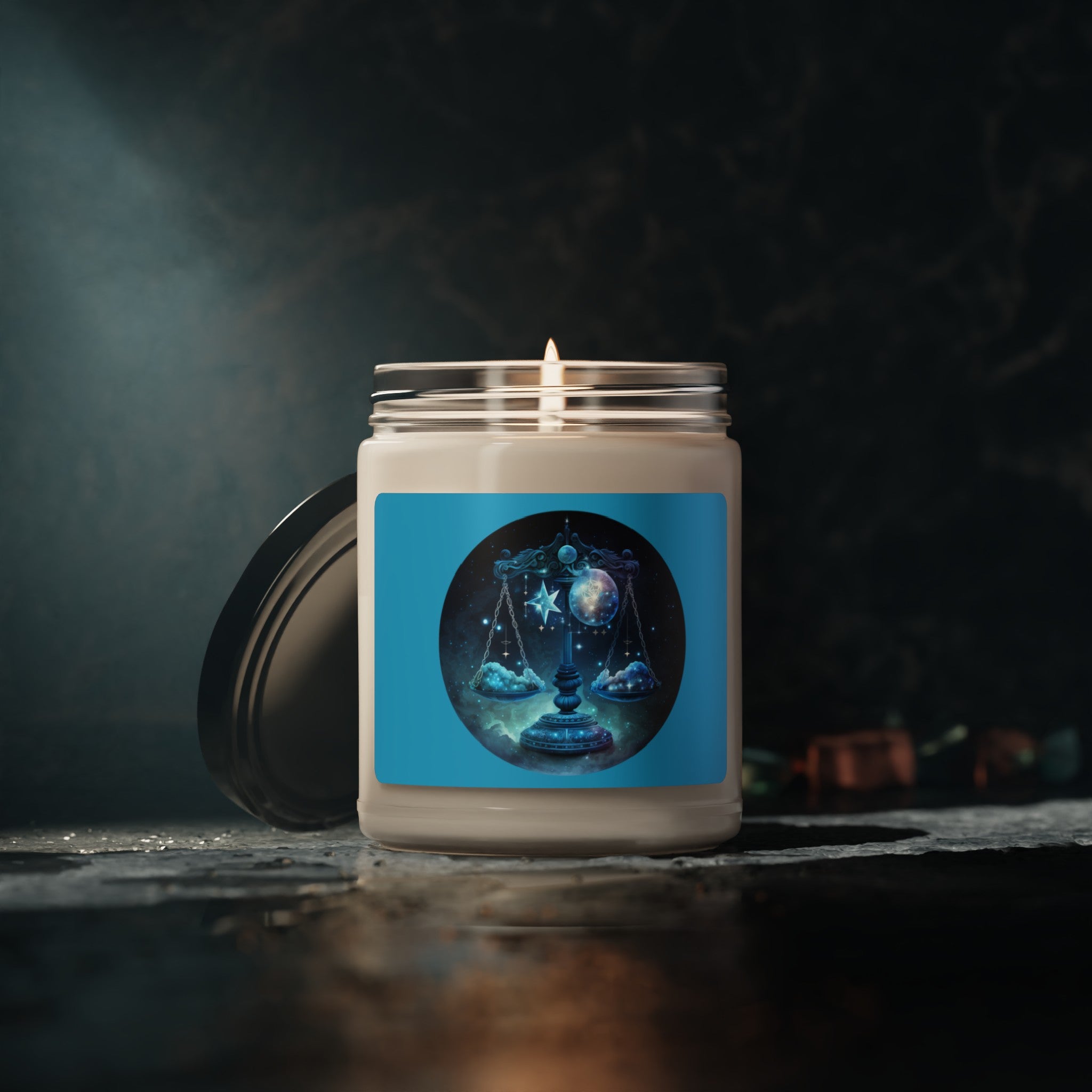 Libra Star Sign Soy Candle Zodiac Customized Candle Gift For Birthday