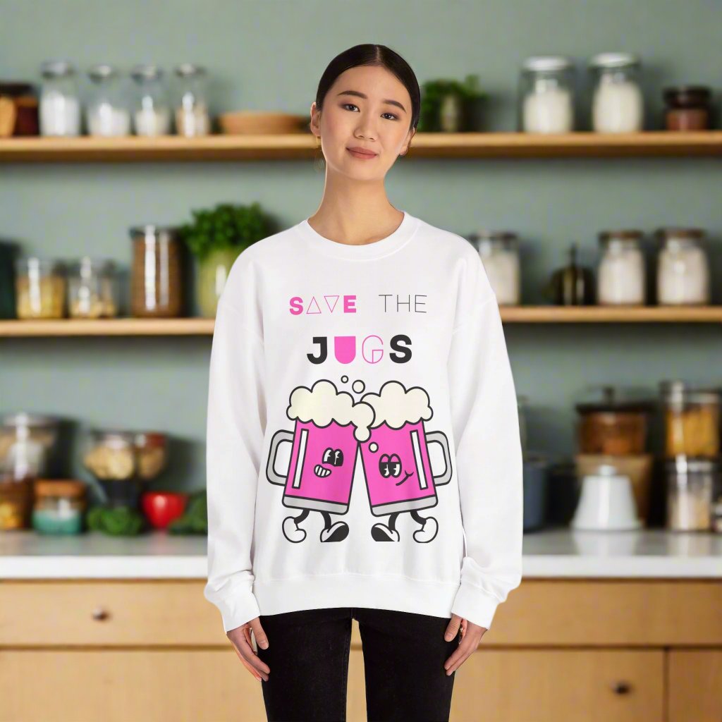 Save The Jugs Unisex Heavy Blend™ Crewneck Sweatshirt