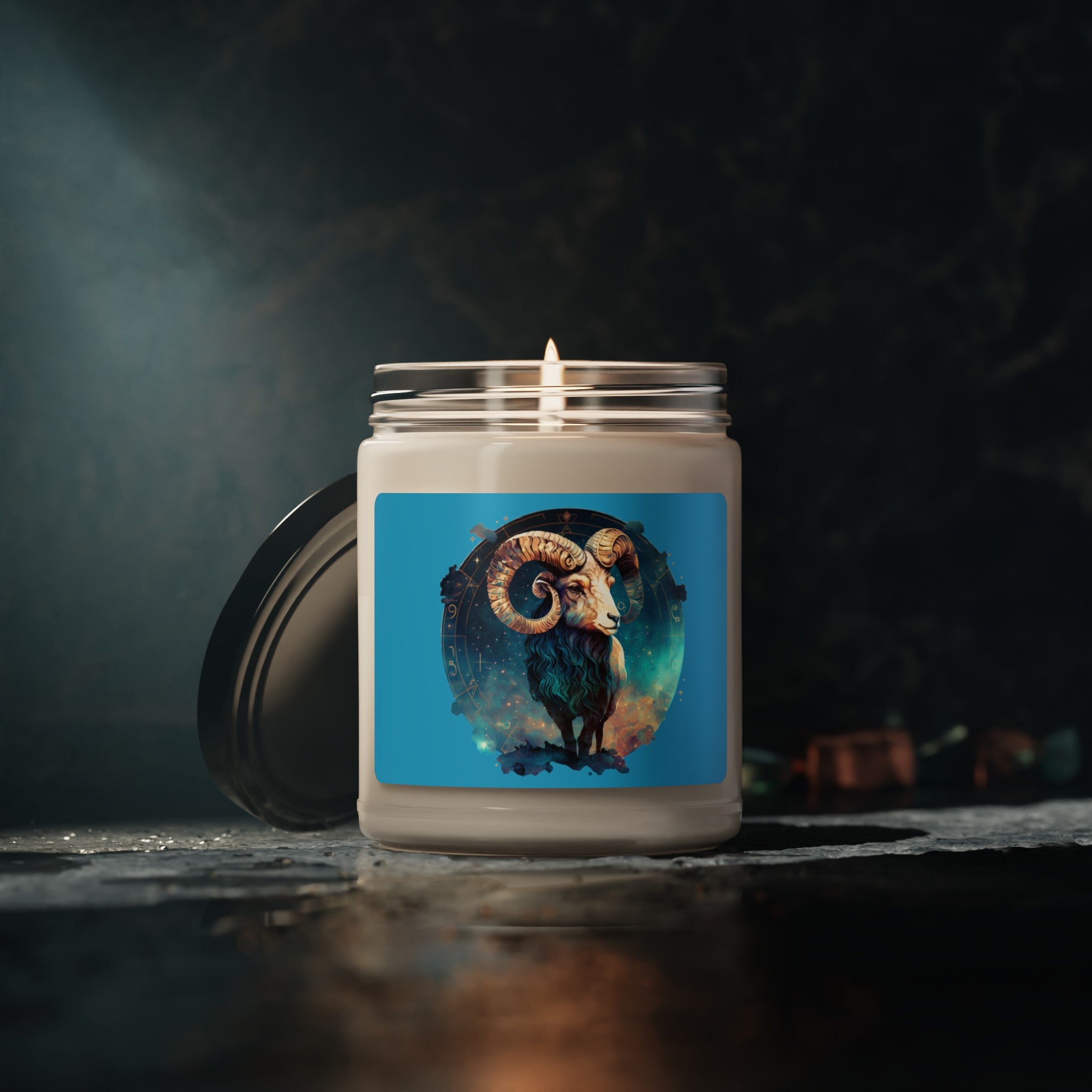 Aries Star Sign Soy Candle Zodiac Customized Candle Gift For Birthday