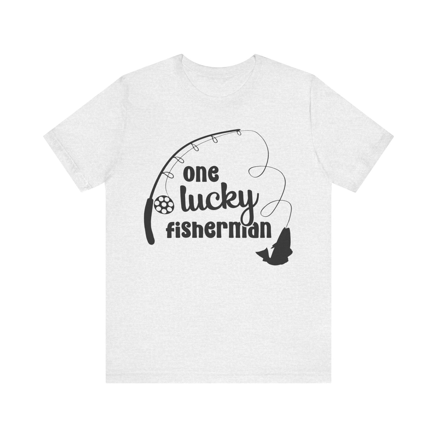 One Lucky Fisherman Unisex Jersey Short Sleeve Tee