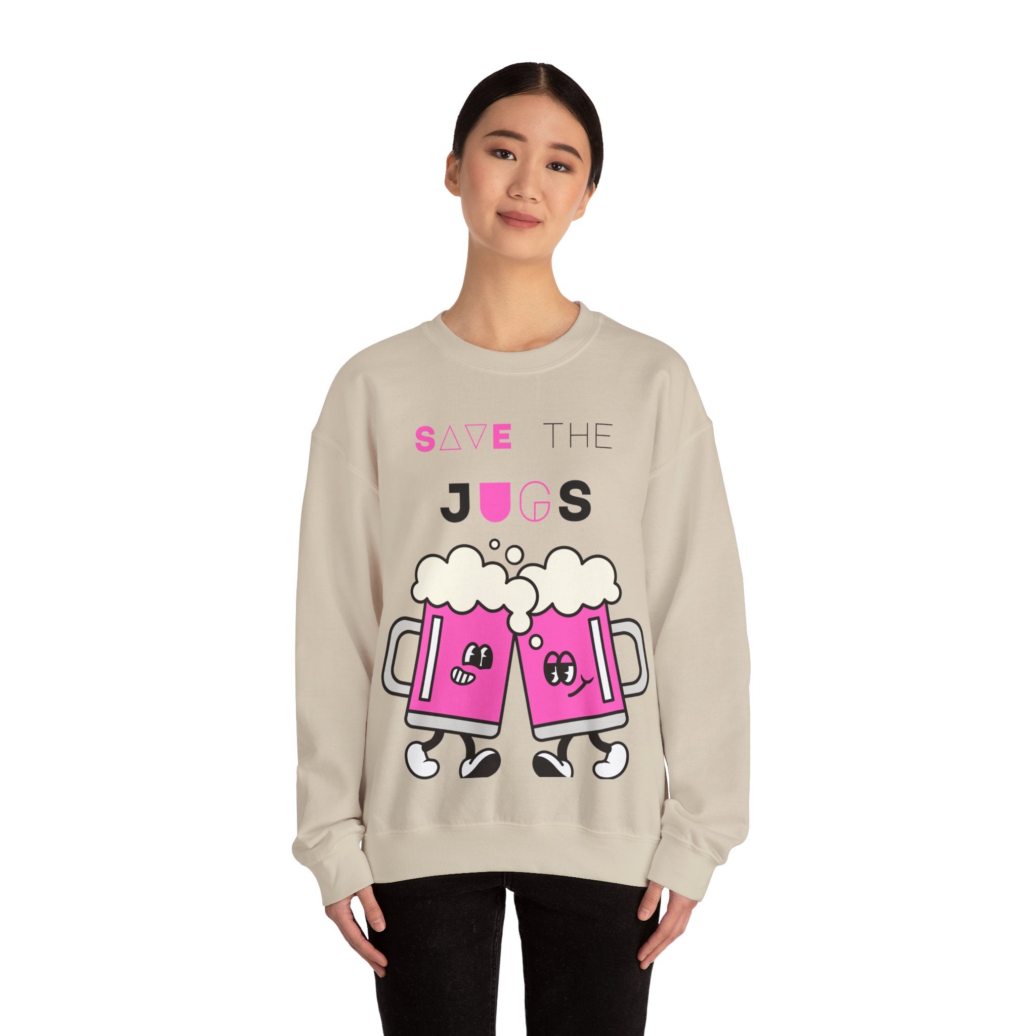 Save The Jugs Unisex Heavy Blend™ Crewneck Sweatshirt