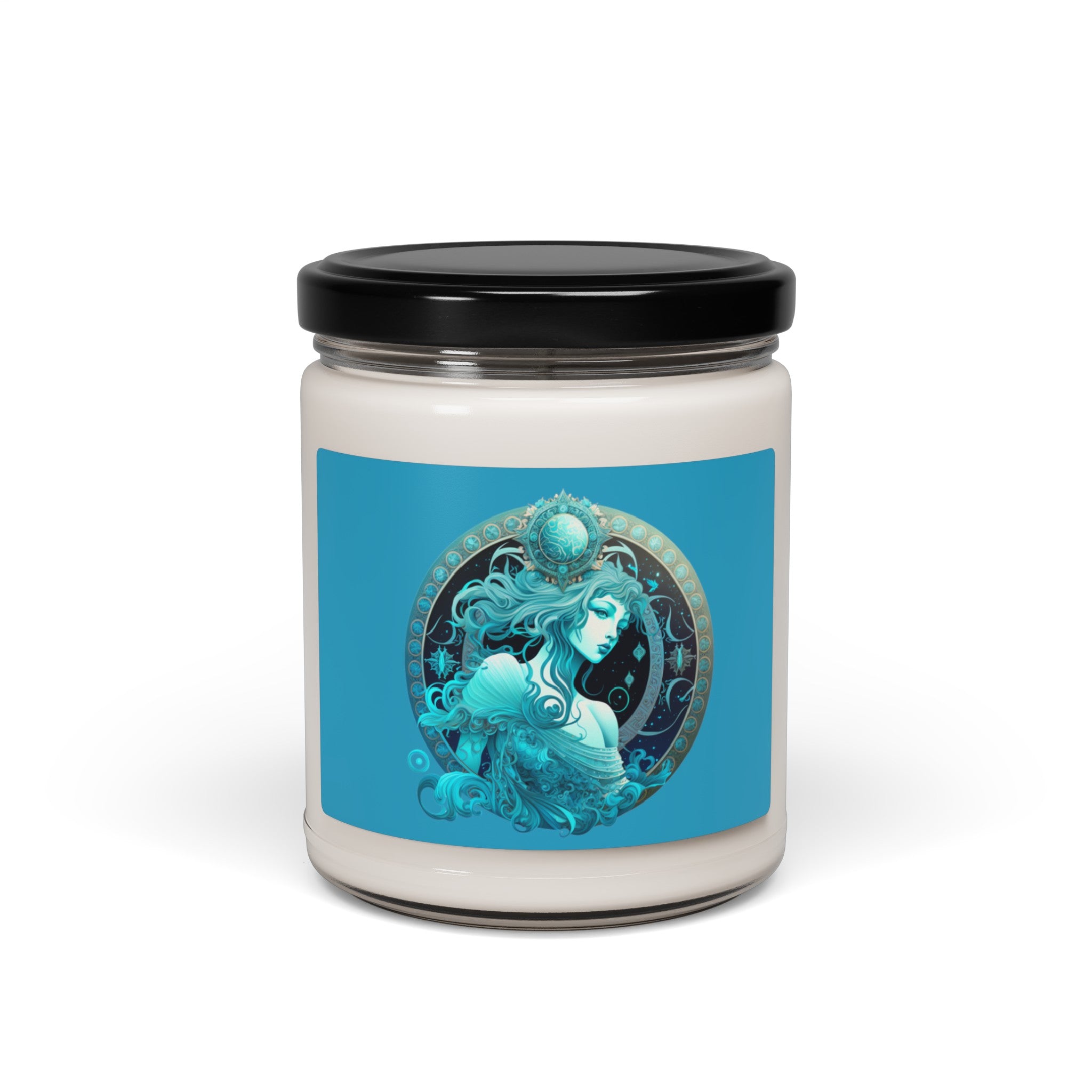 Aquarius Star Sign Soy Candle Zodiac Customized Candle Gift For Birthday