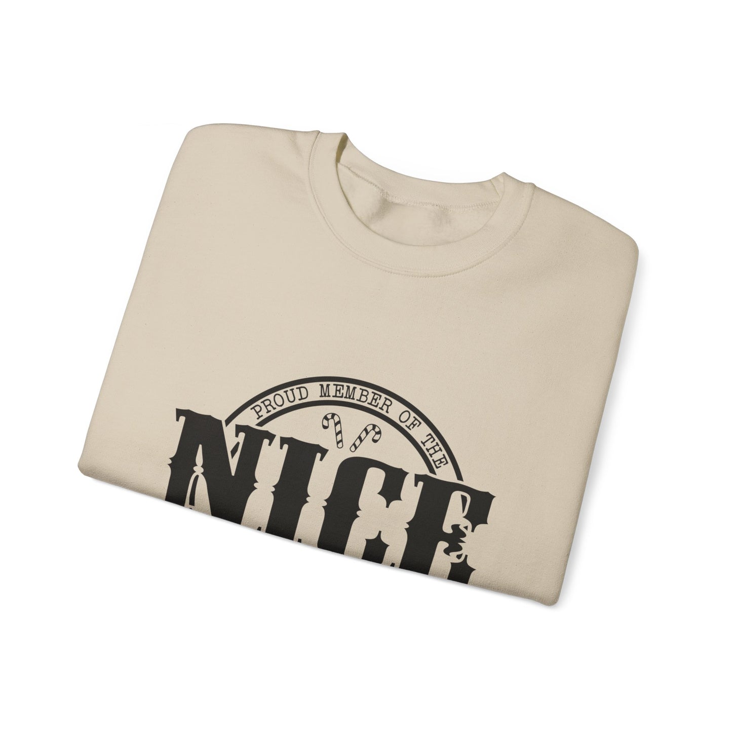 Proud member of The Nice List Unisex Heavy Blend™ Crewneck Sweatshirt