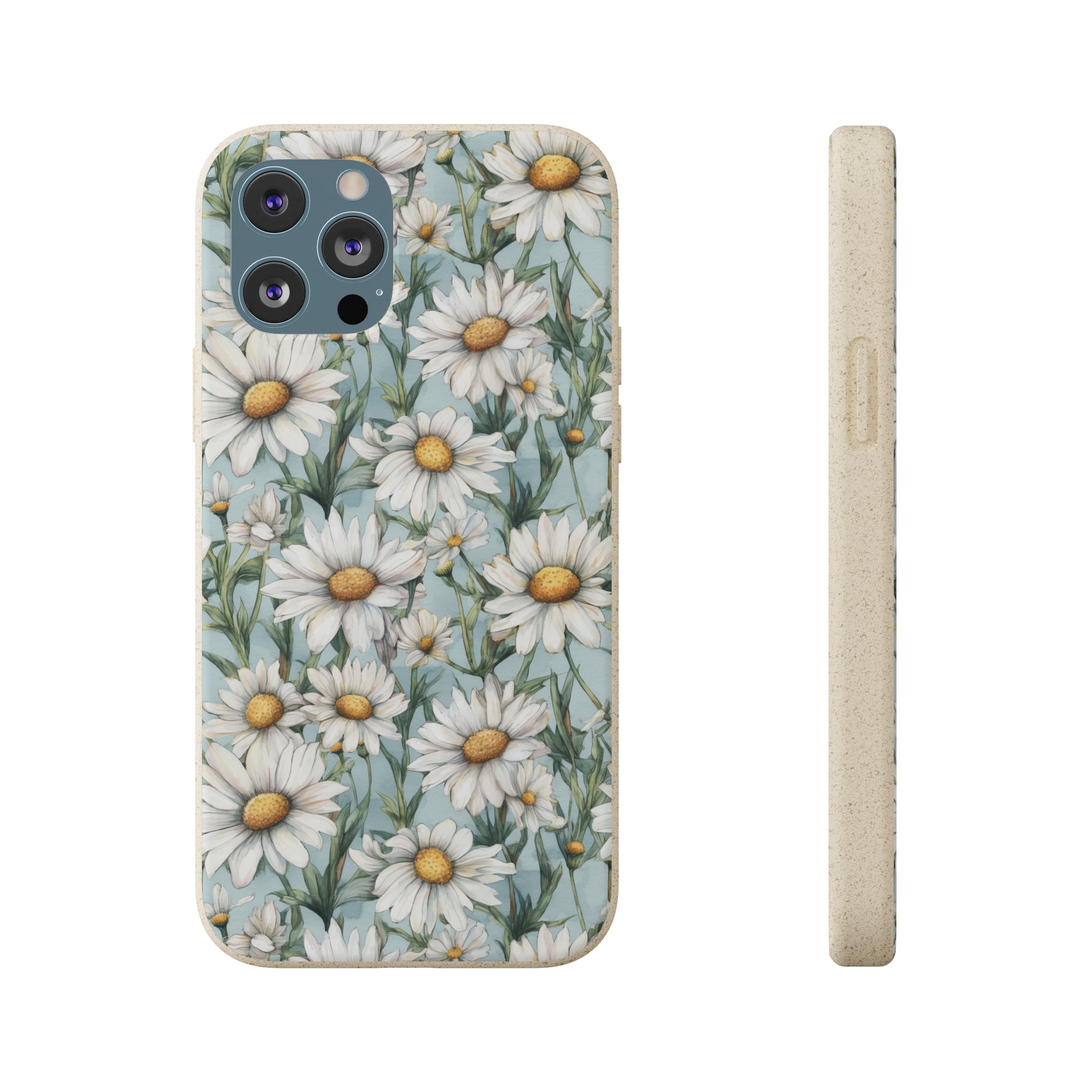 Daisy iPhone case, birth month April iPhone case, birth flower iPhone case, April Daisy iPhone case, iPhone Case, Biodegradable iPhone Cases, Biodegradable Phone Cases