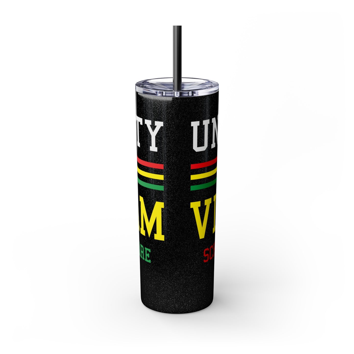 University of Vietnam School of War Skinny Tumbler with Straw, 20oz