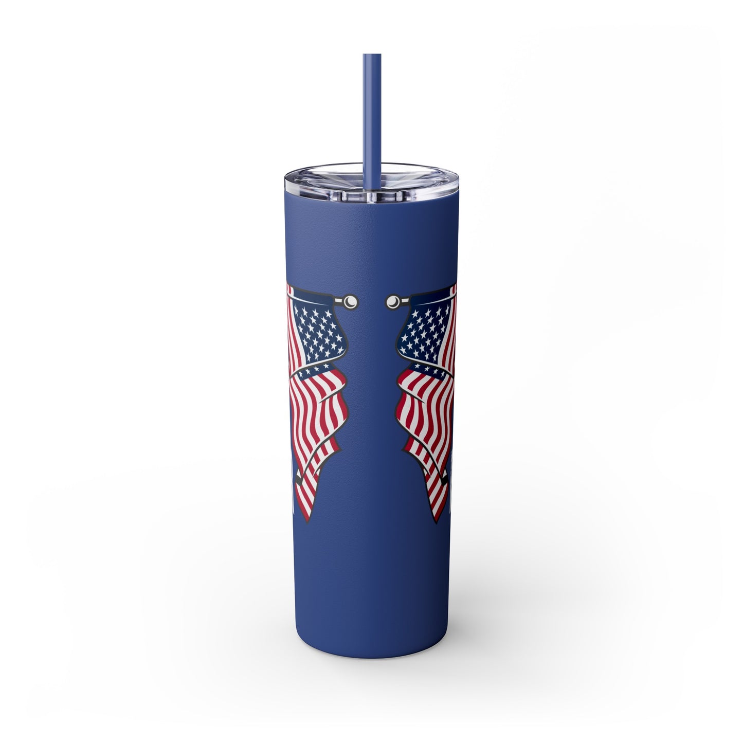 Honour Respect Remember Veterans Day Skinny Tumbler with Straw, 20oz