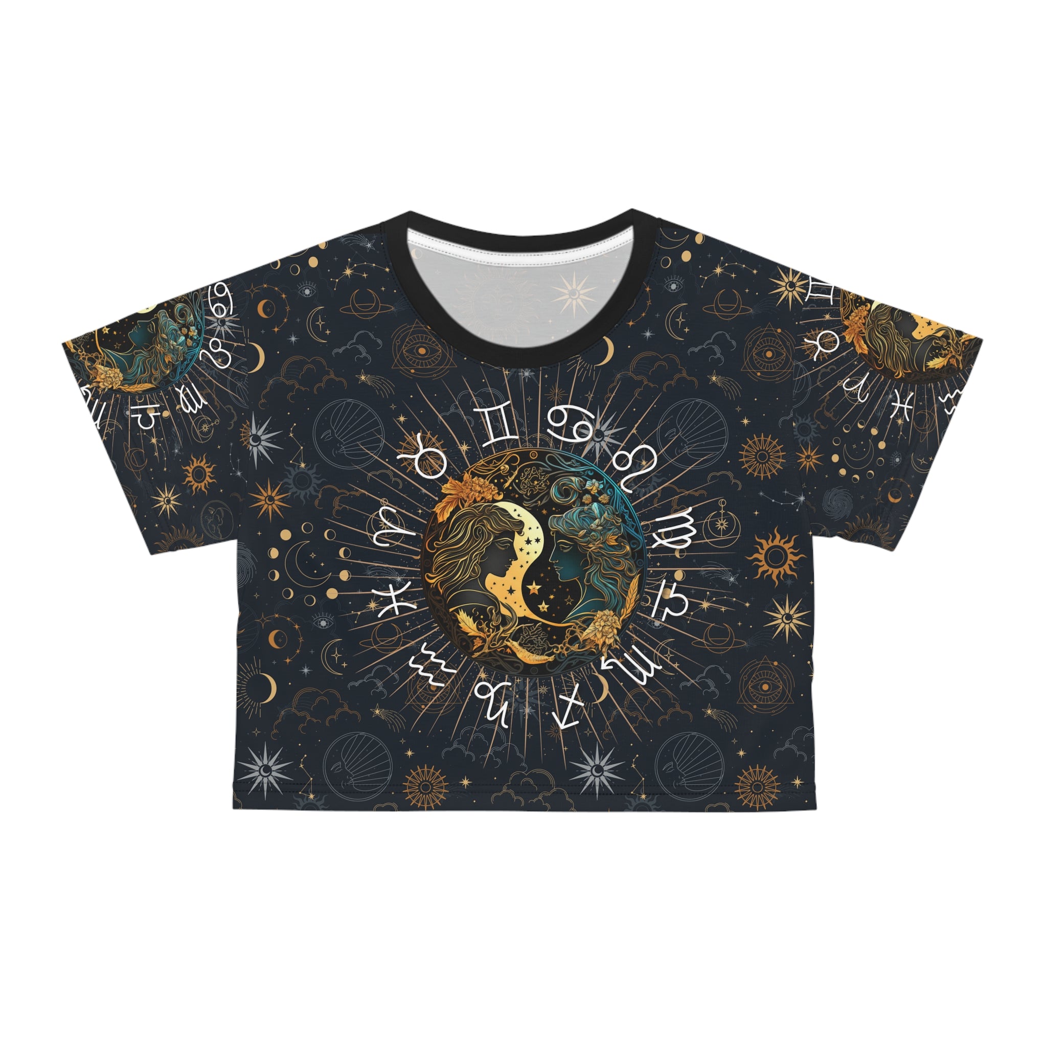 Gemini womens crop top, Gemini activewear, Gemini Zodiac Sign, Gemini Astrological, Gemini Gift, Gemini zodiac tee, Crop Tee, star sign crop