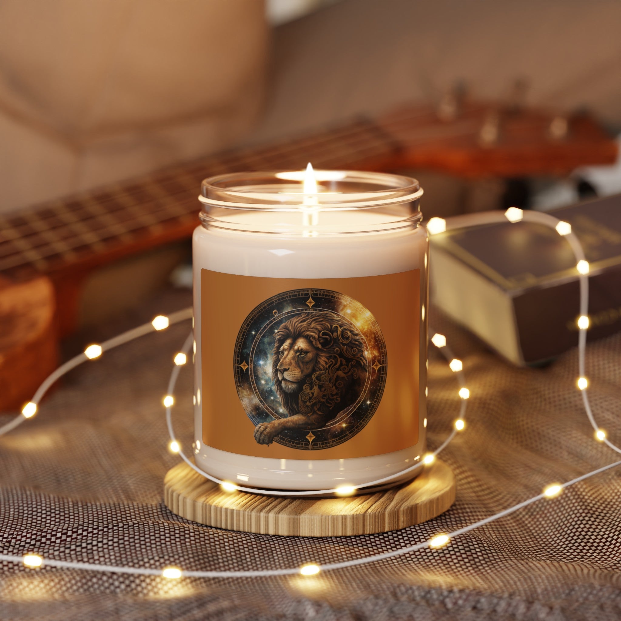 Leo Star Sign Soy Candle Zodiac Customized Candle Gift For Birthday