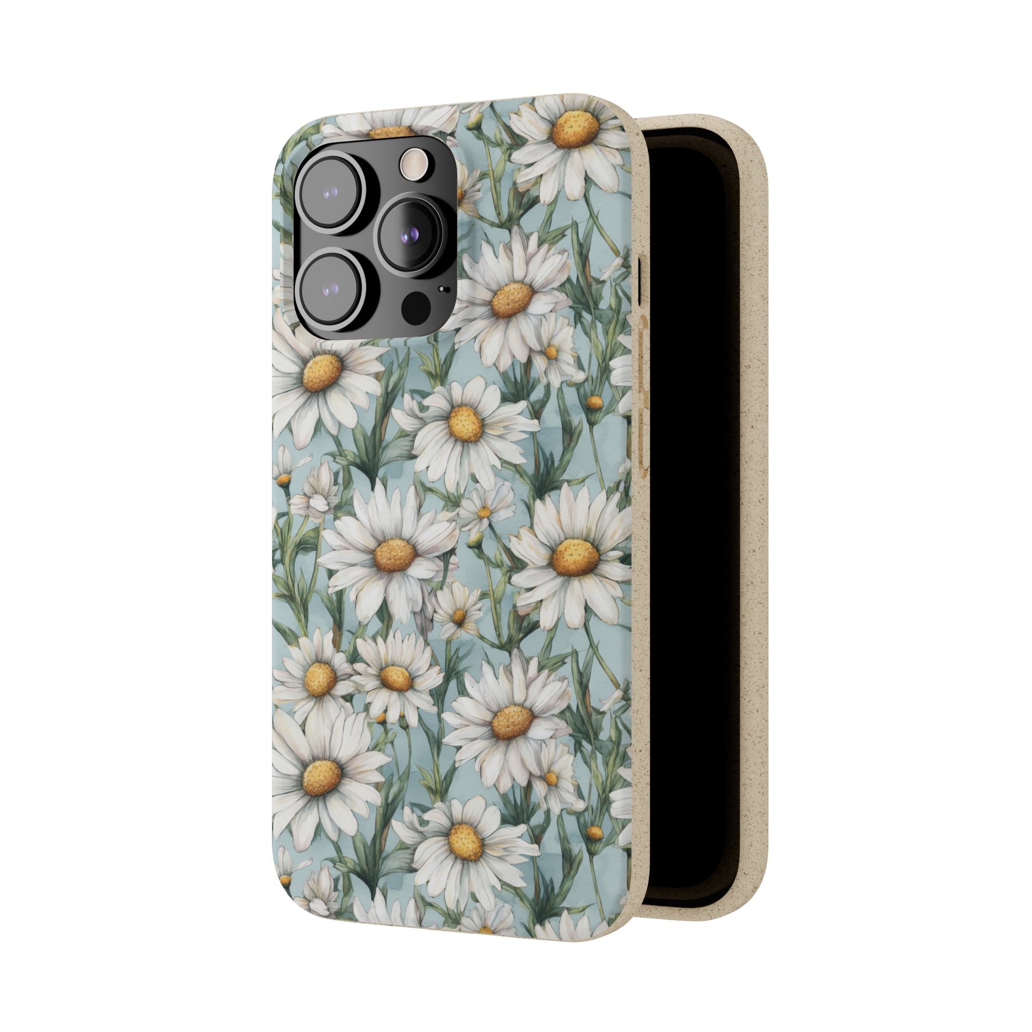 Daisy iPhone case, birth month April iPhone case, birth flower iPhone case, April Daisy iPhone case, iPhone Case, Biodegradable iPhone Cases, Biodegradable Phone Cases