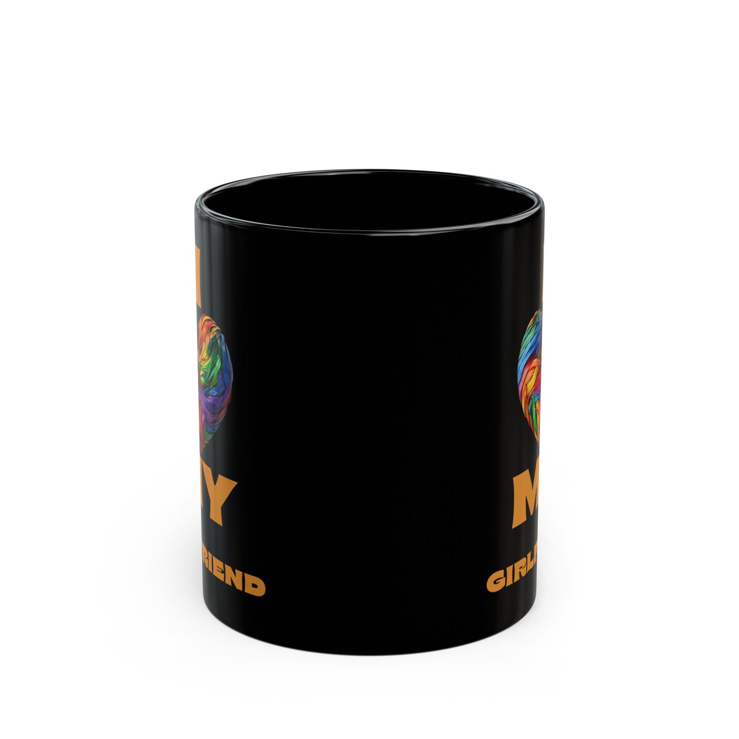 I Love My Girlfriend 11oz Black Mug