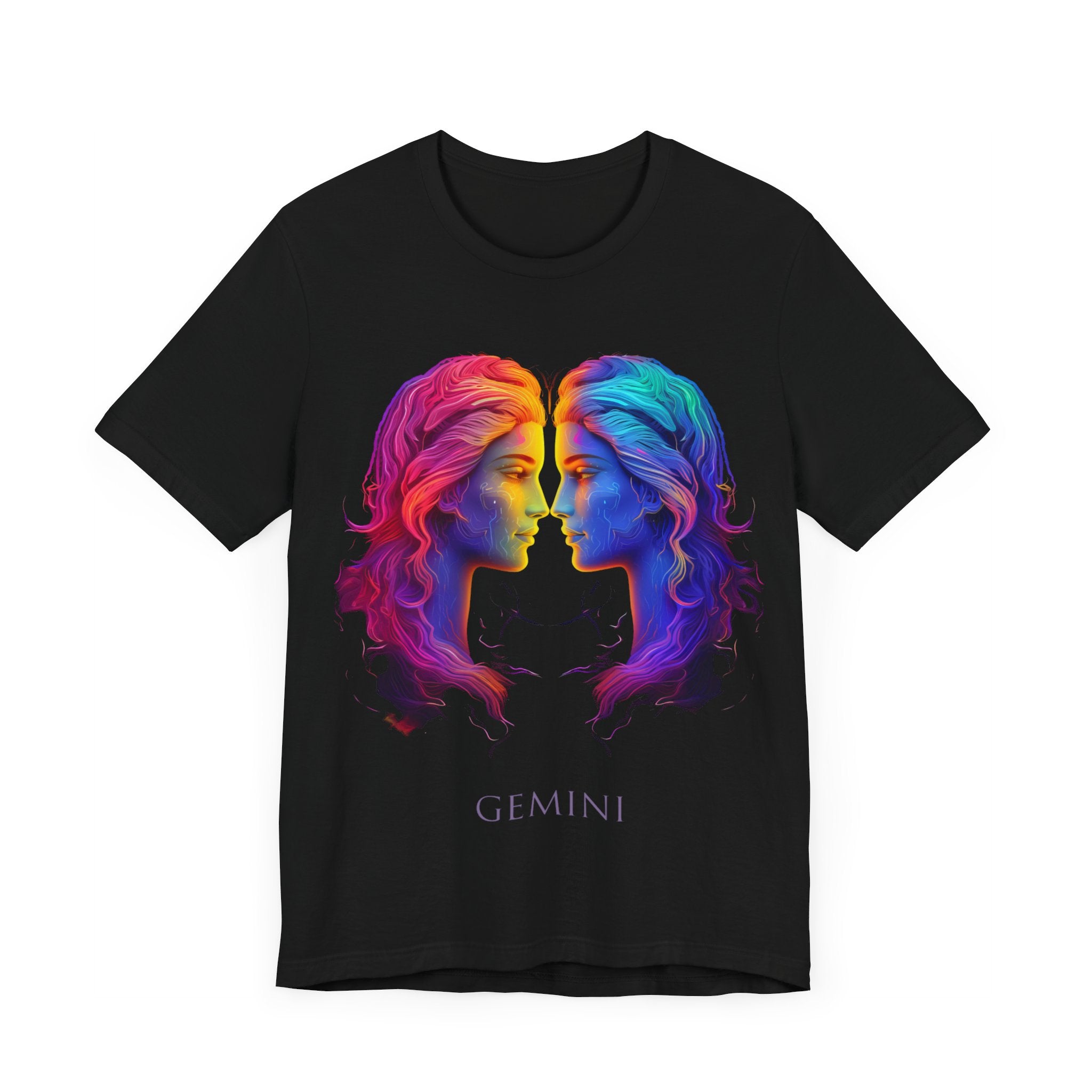 Gemini Neon T-Shirt | Zodiac Sign Tee | Gemini Gift | Horoscope T-Shirt | Astrology Shirt