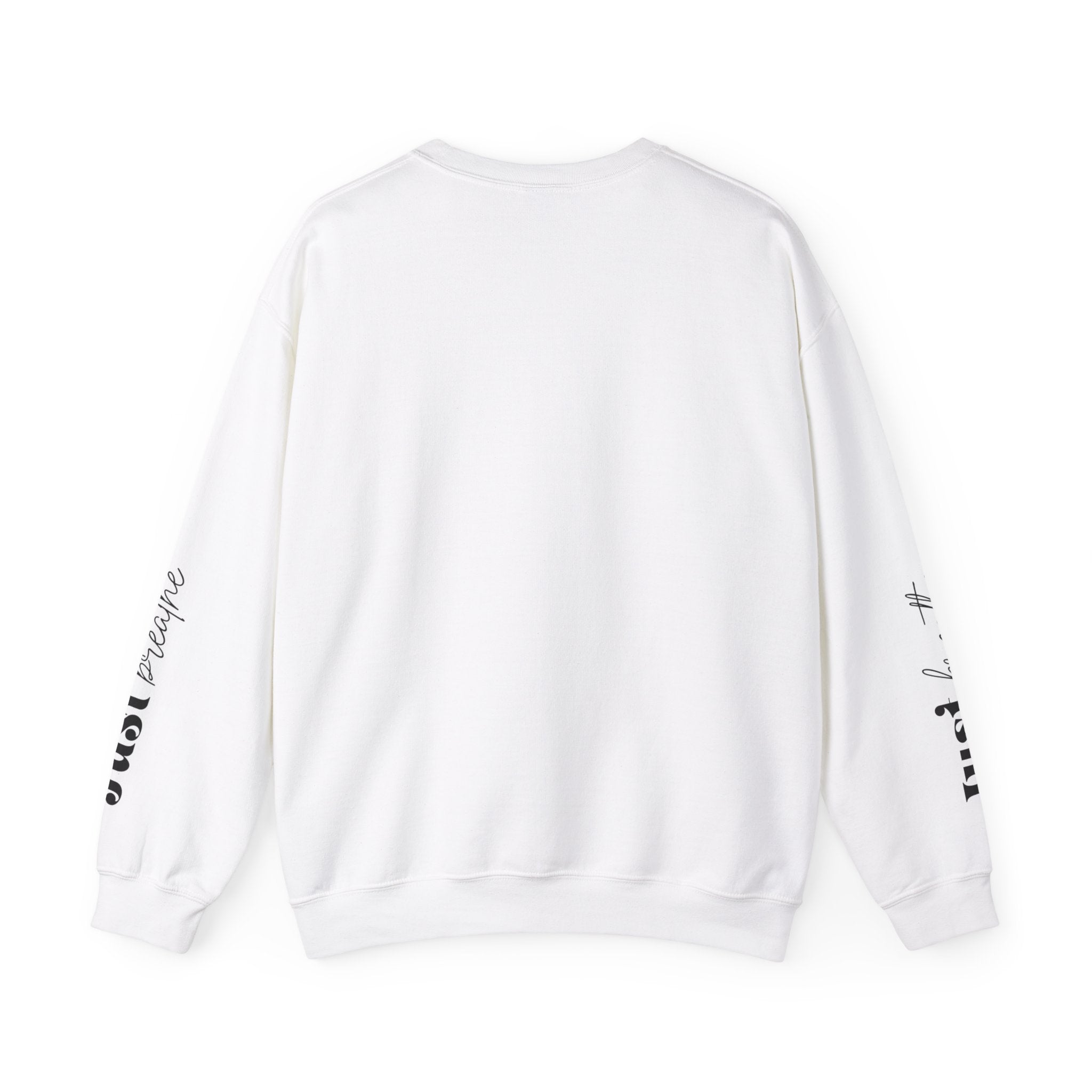 You Have Spent Enough Time At War With Yourself, Just Breathe, Unisex Heavy Blend™ Crewneck Sweatshirt
