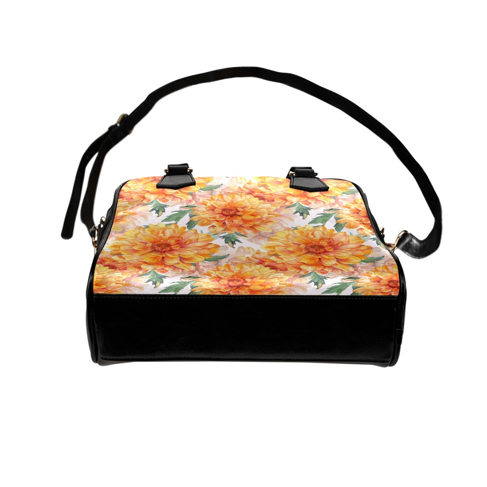 Marigold Print Bag, Marigold Birth Month Handbag, Birth Month Bag, October Birth Month Bag, Shoulder Handbag