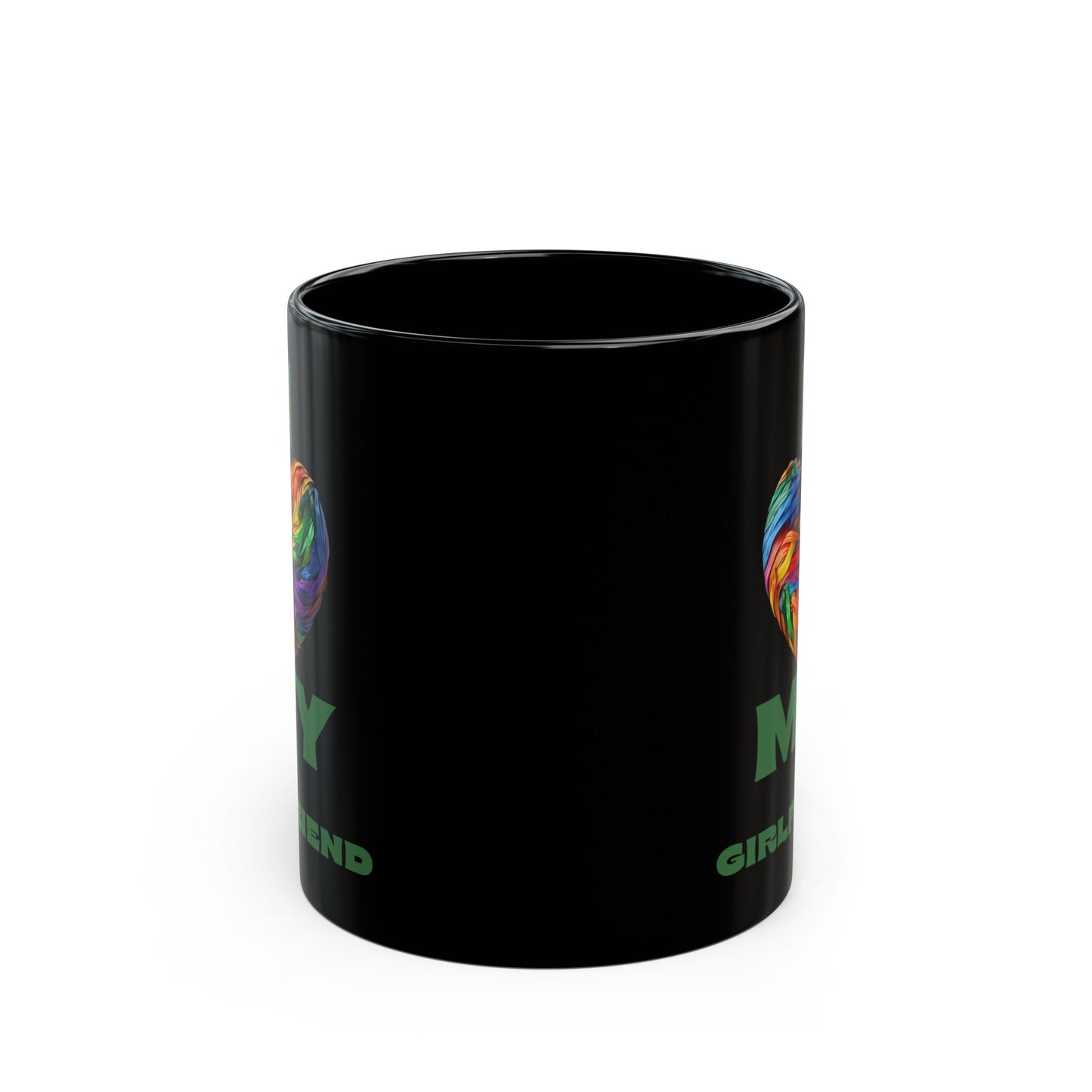 I Love My Girlfriend 11oz Black Mug