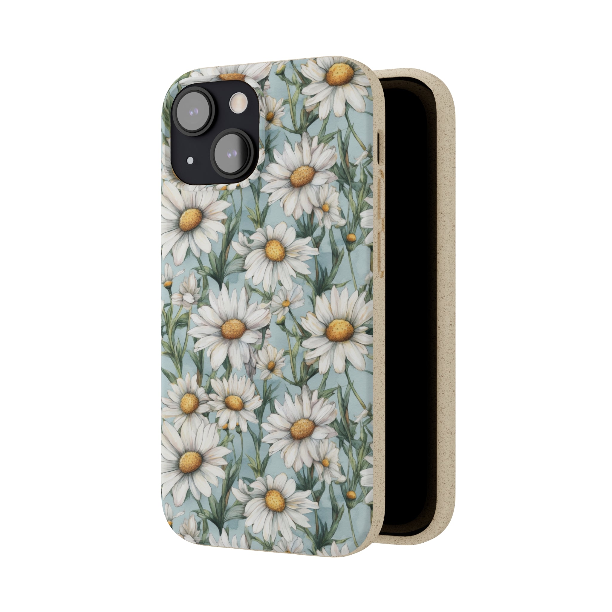 Daisy iPhone case, birth month April iPhone case, birth flower iPhone case, April Daisy iPhone case, iPhone Case, Biodegradable iPhone Cases, Biodegradable Phone Cases