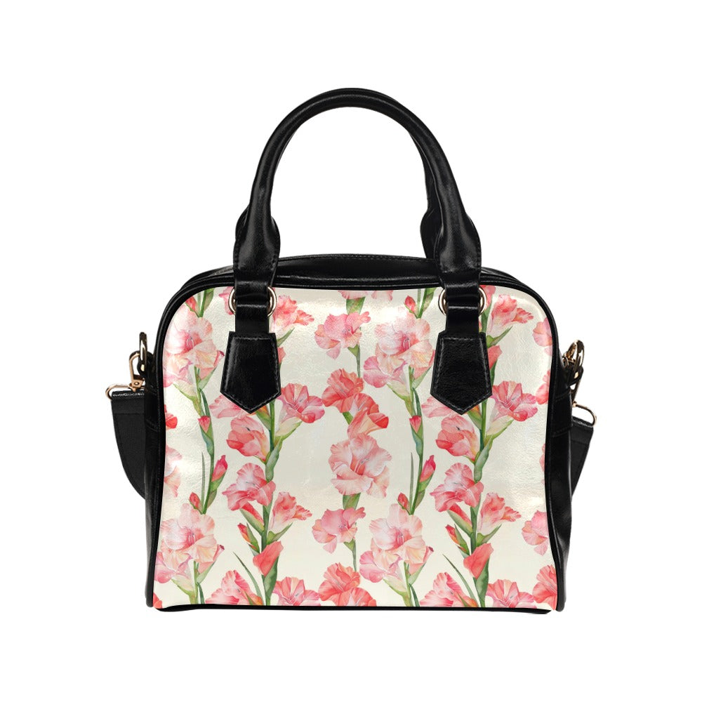 Gladiolus Print Bag, Glsdiolus Birth Month Handbag, Birth Month Bag, August Birth Month Bag, Shoulder Handbag