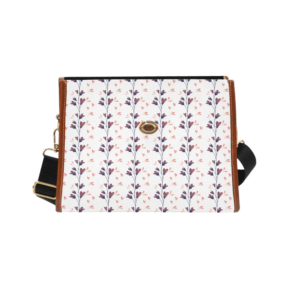 Floral Line Art Handbag