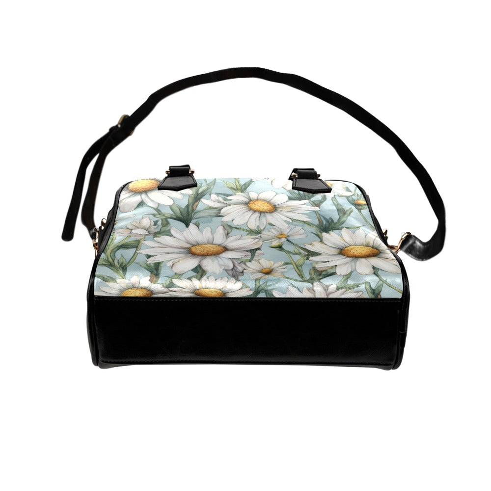 Daisy Print Bag, Daisy Birth Month Handbag, Birth Month Bag, April Birth Month Bag, Shoulder Handbag