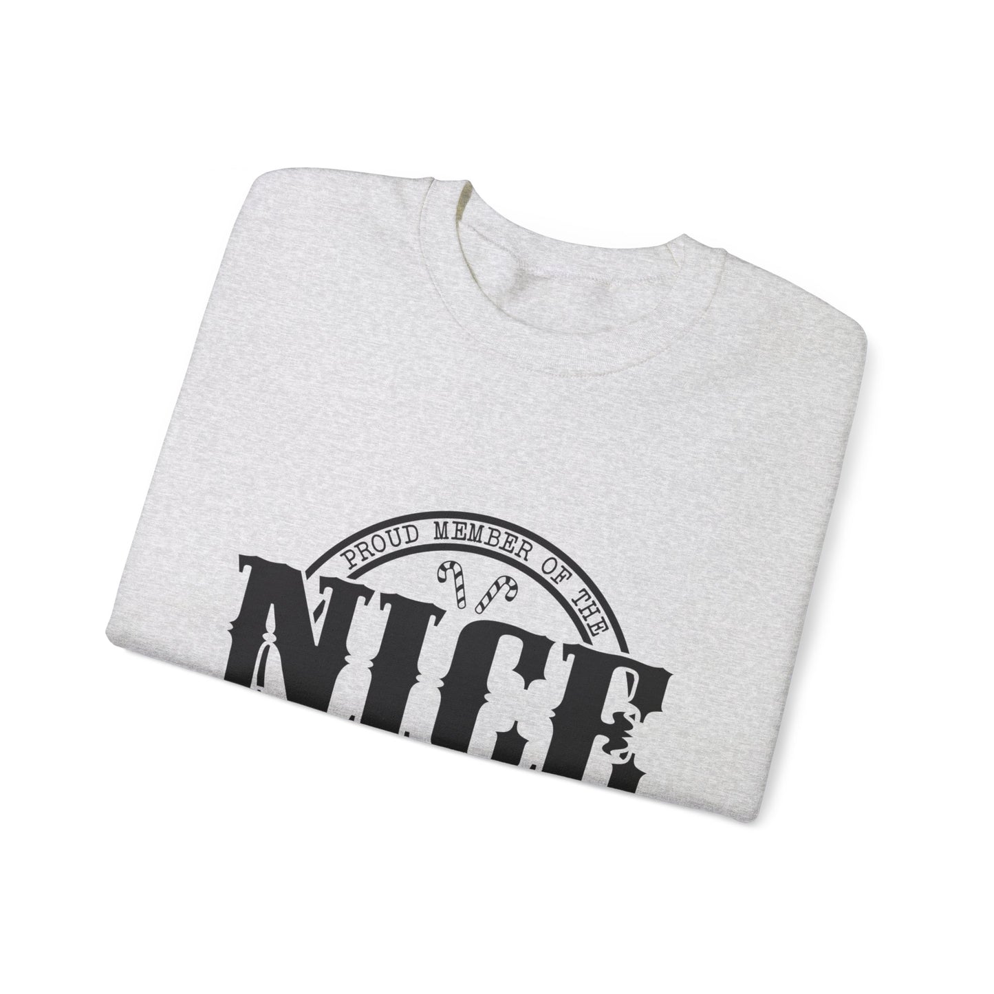 Proud member of The Nice List Unisex Heavy Blend™ Crewneck Sweatshirt