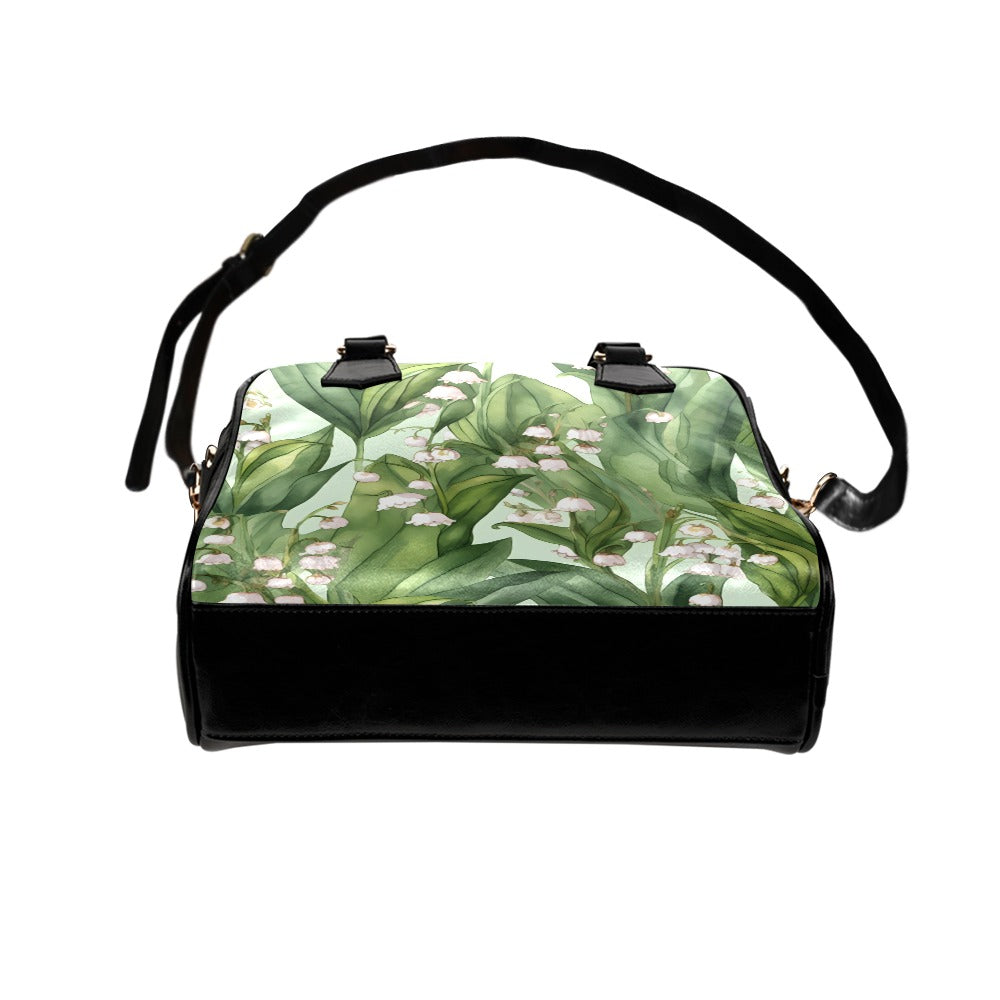 Lily of the Valley Print Bag, lily of the Valley Birth Month Handbag, Birth Month Bag, May Birth Month Bag, Shoulder Handbag